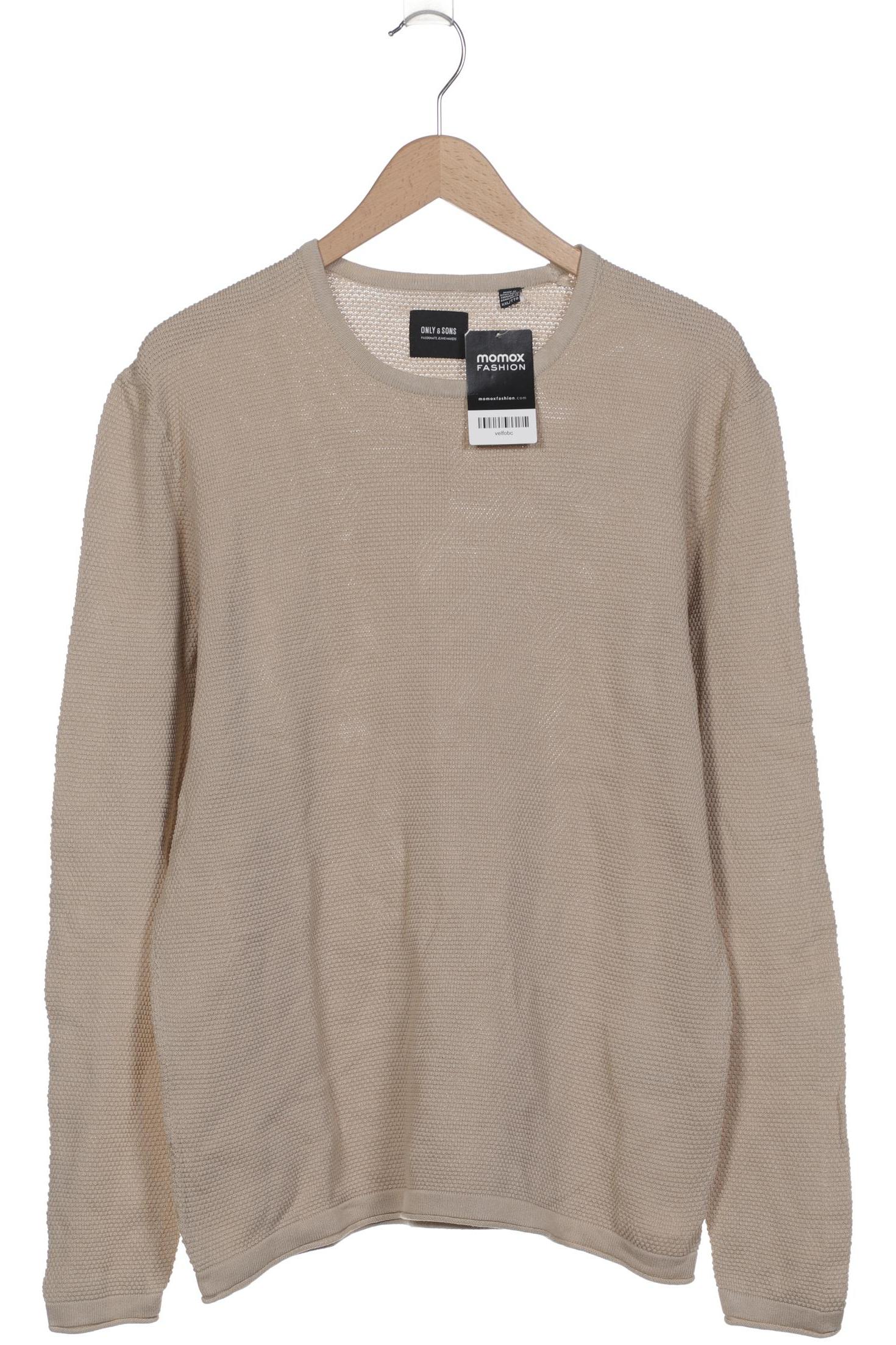

Only & Sons Herren Pullover, beige, Gr. 56