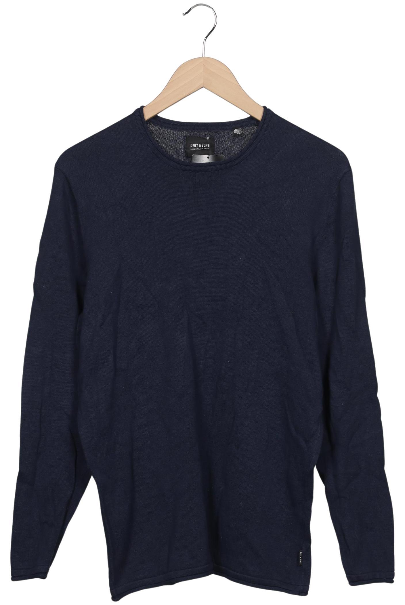 Thumbnail - Only &amp; Sons Herren Sweatshirt, marineblau, Gr. 52