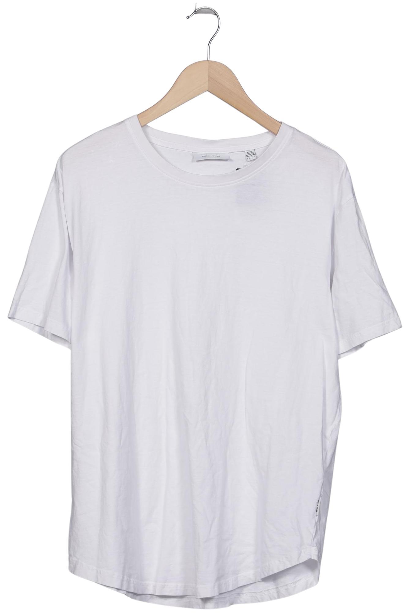 

Only & Sons Herren T-Shirt, weiß, Gr. 56