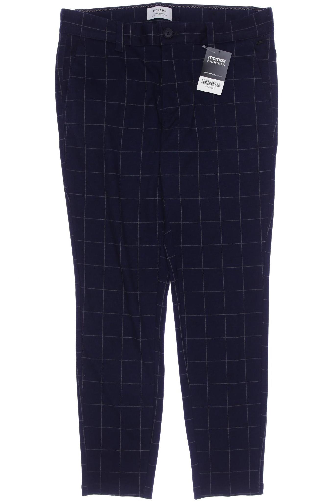 

Only & Sons Herren Stoffhose, marineblau, Gr. 31