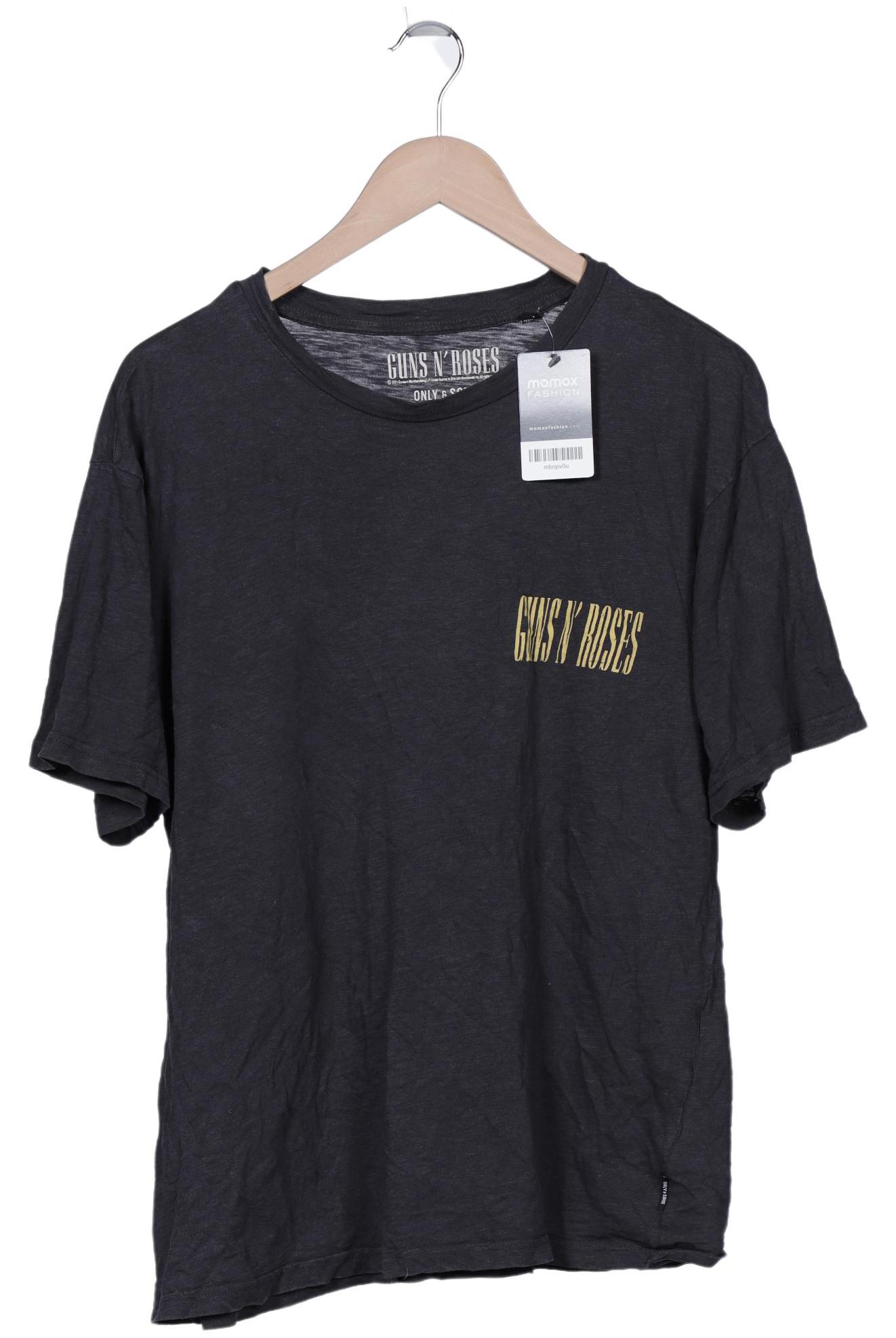 

Only & Sons Herren T-Shirt, grau, Gr. 52