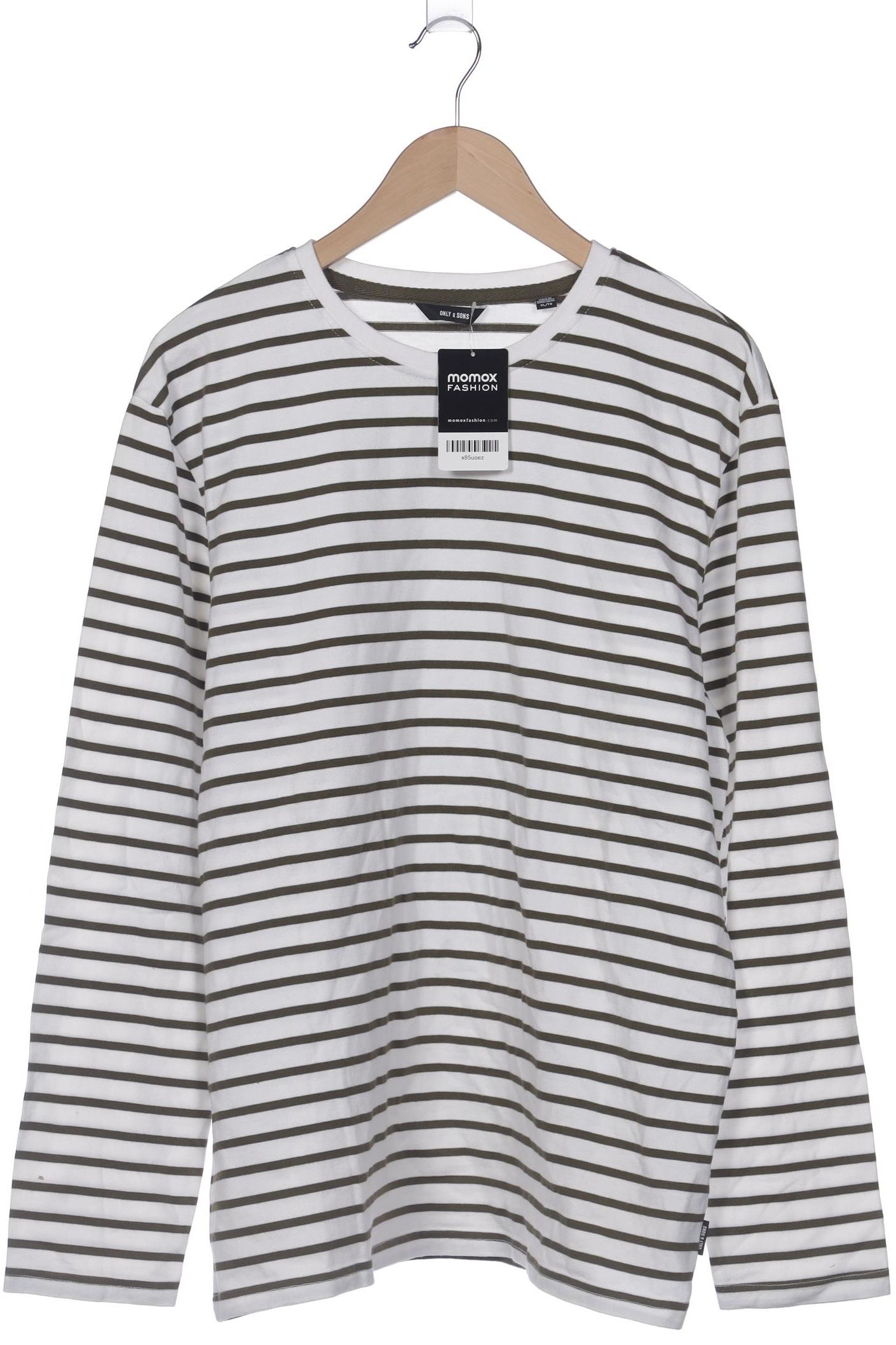 

Only & Sons Herren Langarmshirt, weiß, Gr. 54