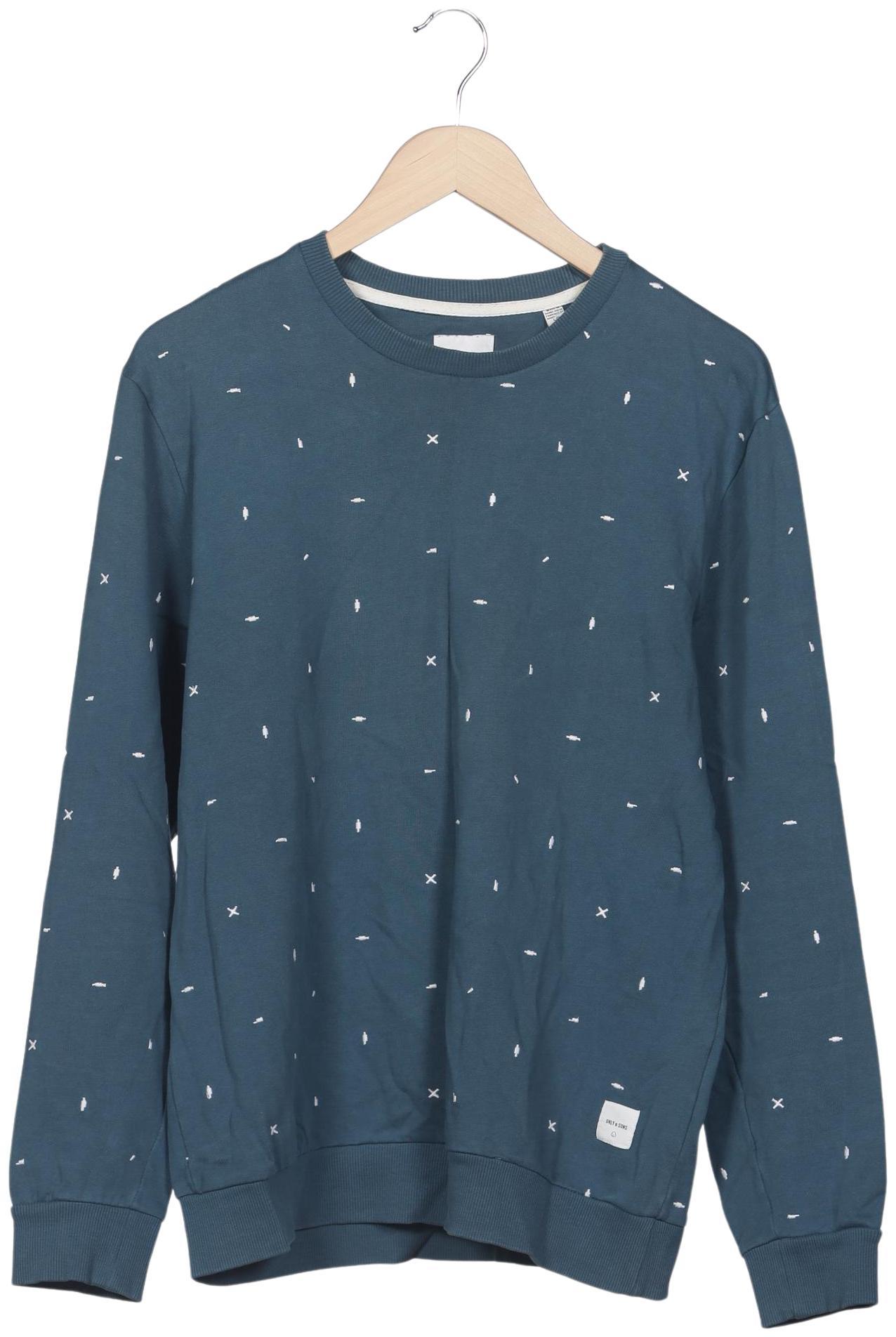 Thumbnail - Only &amp; Sons Herren Sweatshirt, blau, Gr. 52