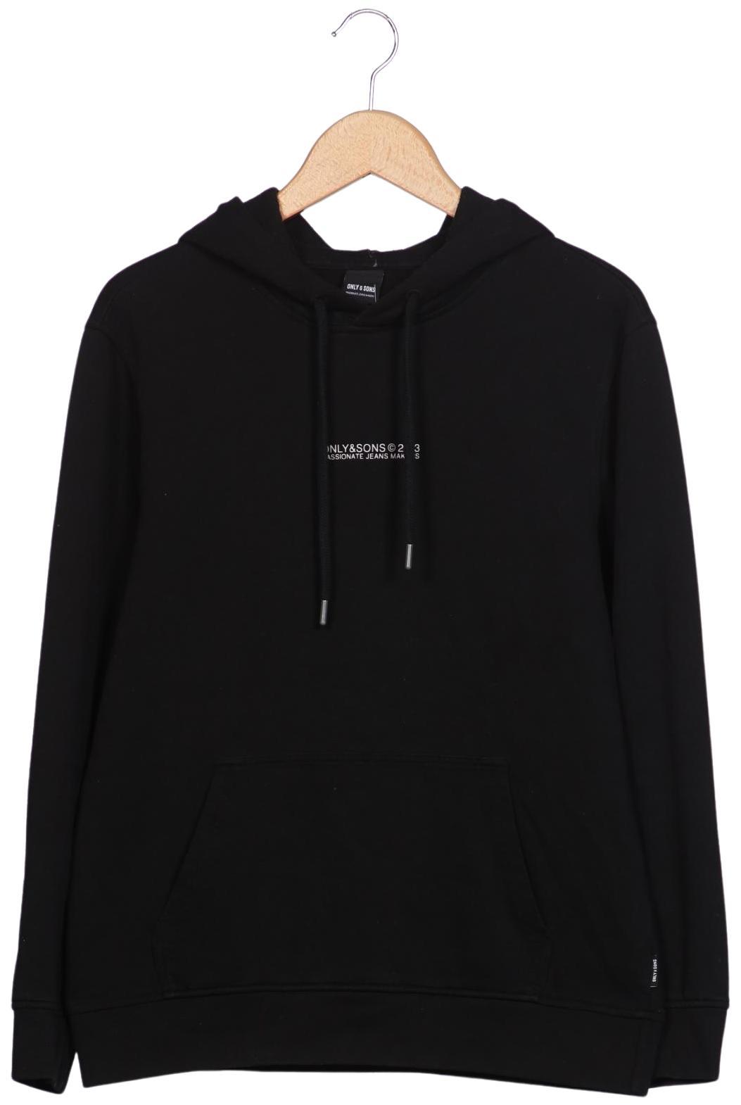 Thumbnail - Only &amp; Sons Herren Kapuzenpullover, schwarz, Gr. 46