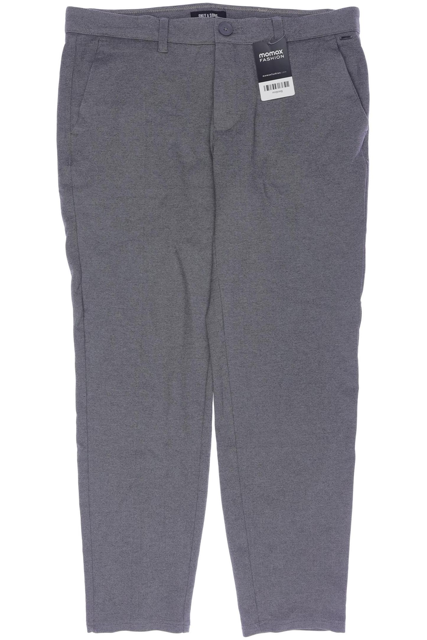 Thumbnail - Only &amp; Sons Herren Stoffhose, grau, Gr. 32