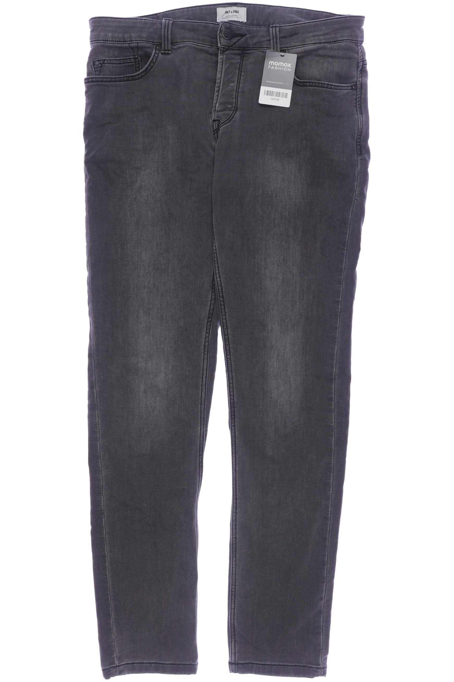 

Only & Sons Herren Jeans, grau, Gr. 33