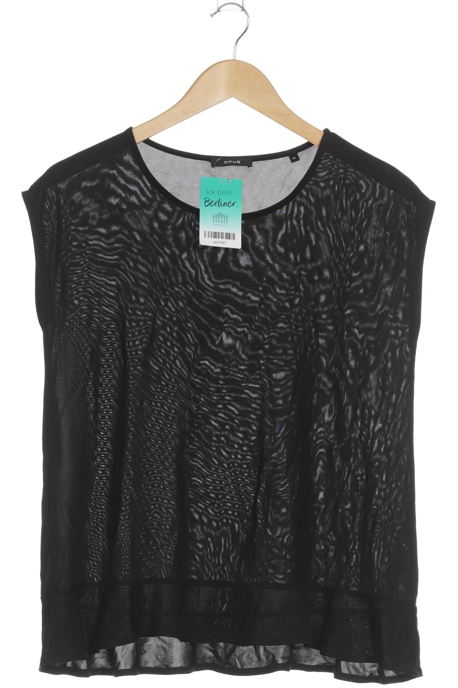 

Opus Damen Bluse, schwarz, Gr. 36