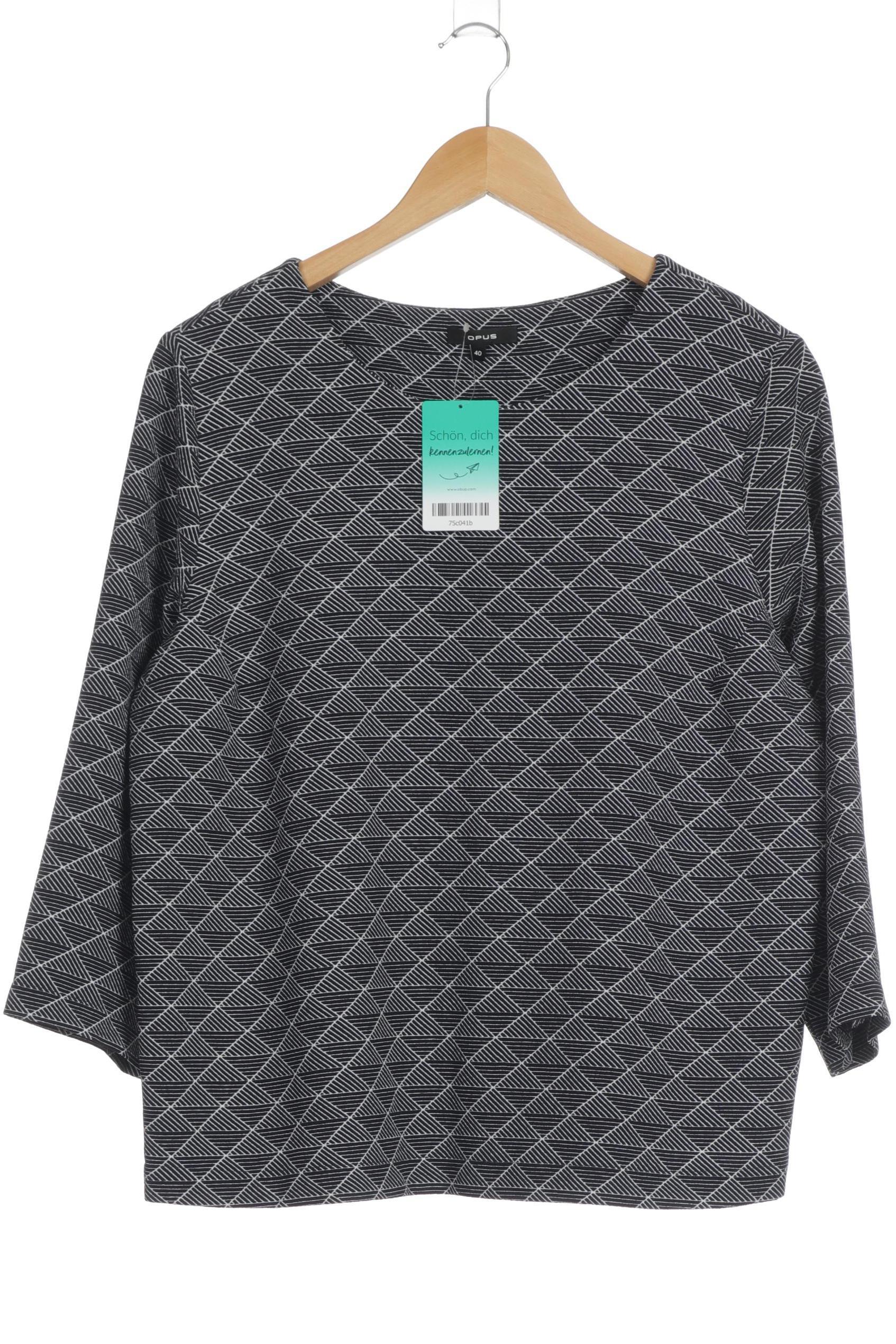 

Opus Damen Bluse, blau, Gr. 40