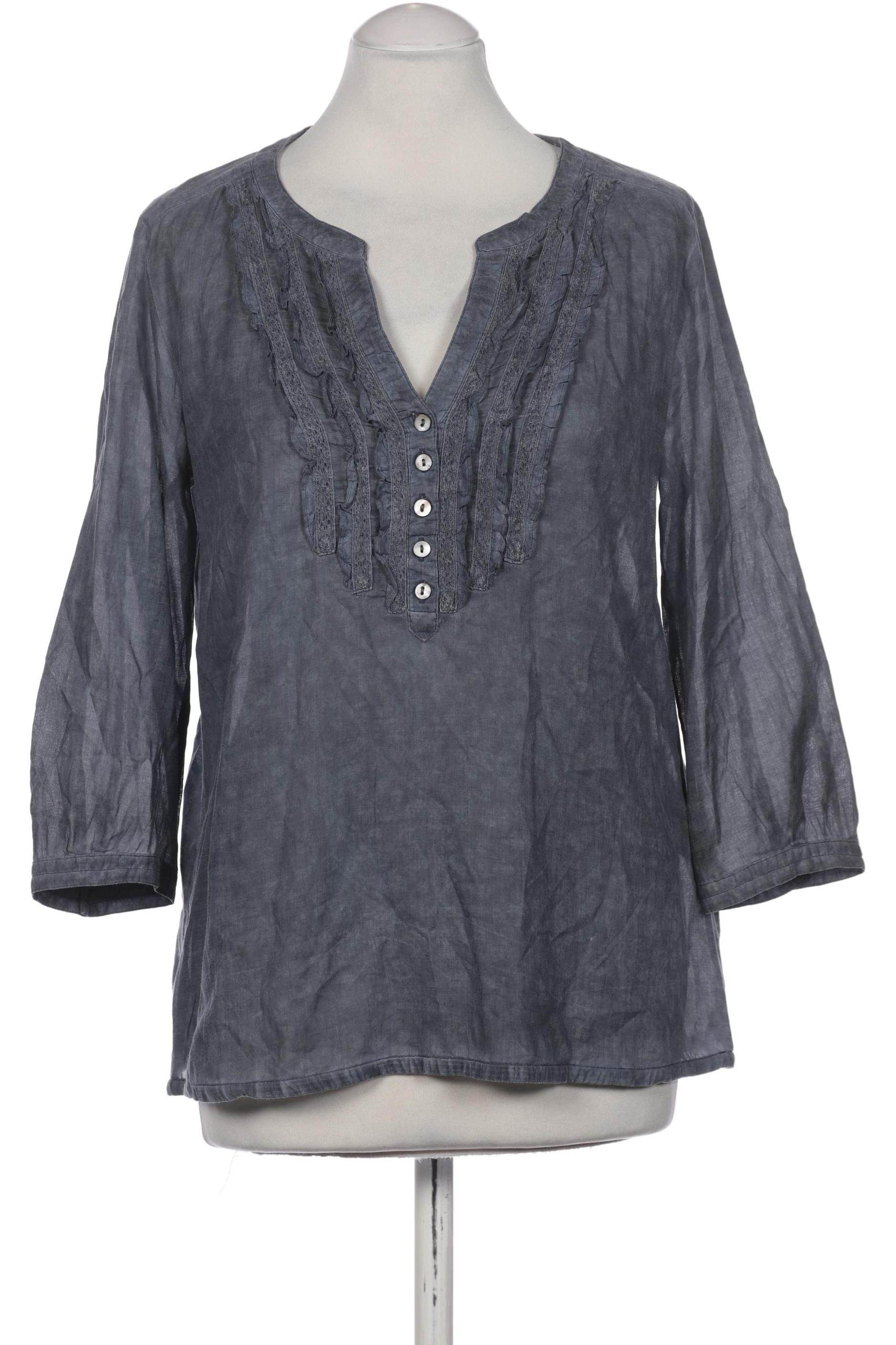 

Opus Damen Bluse, blau, Gr. 36