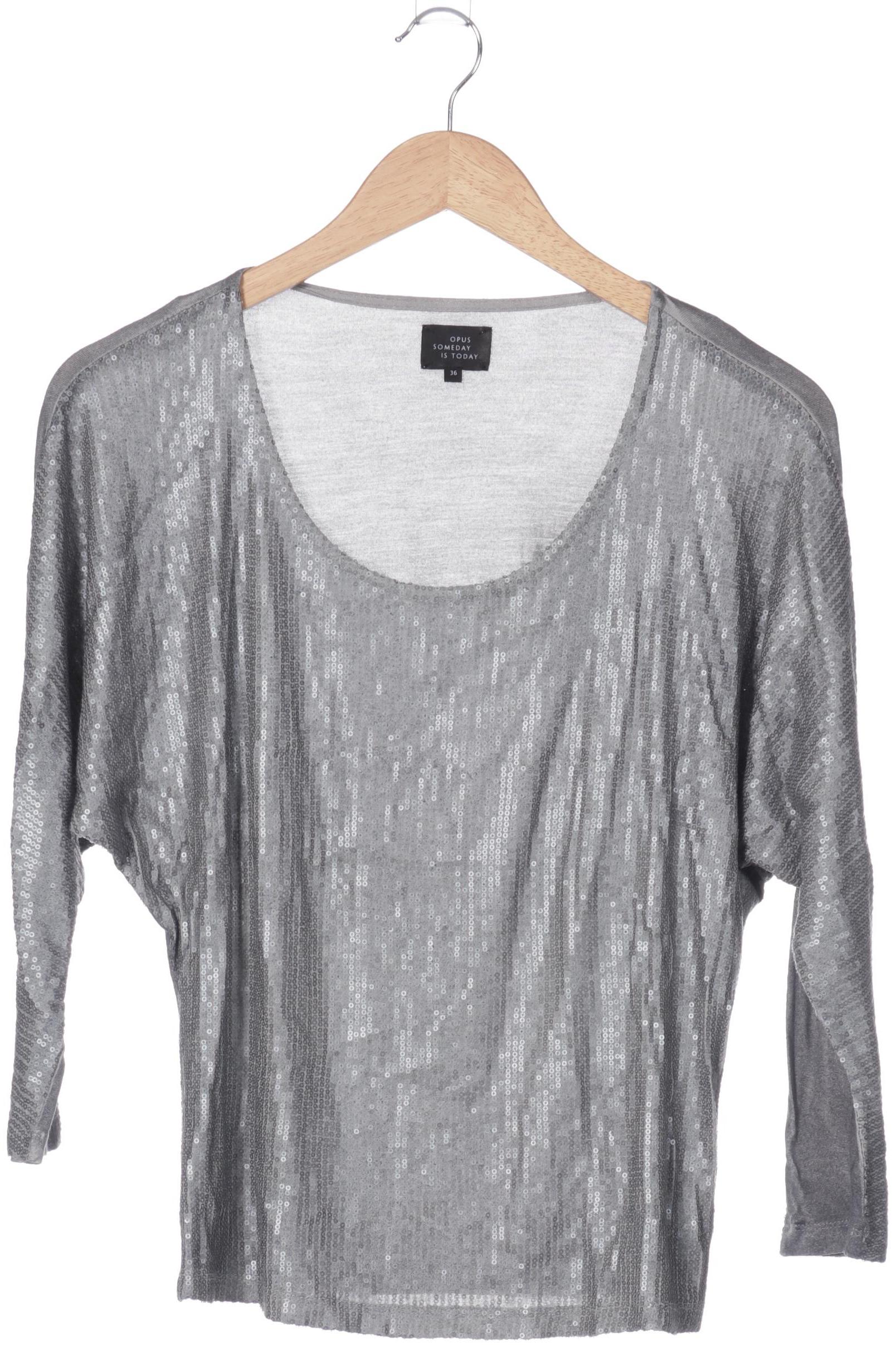 

Opus Damen Bluse, grau, Gr. 36