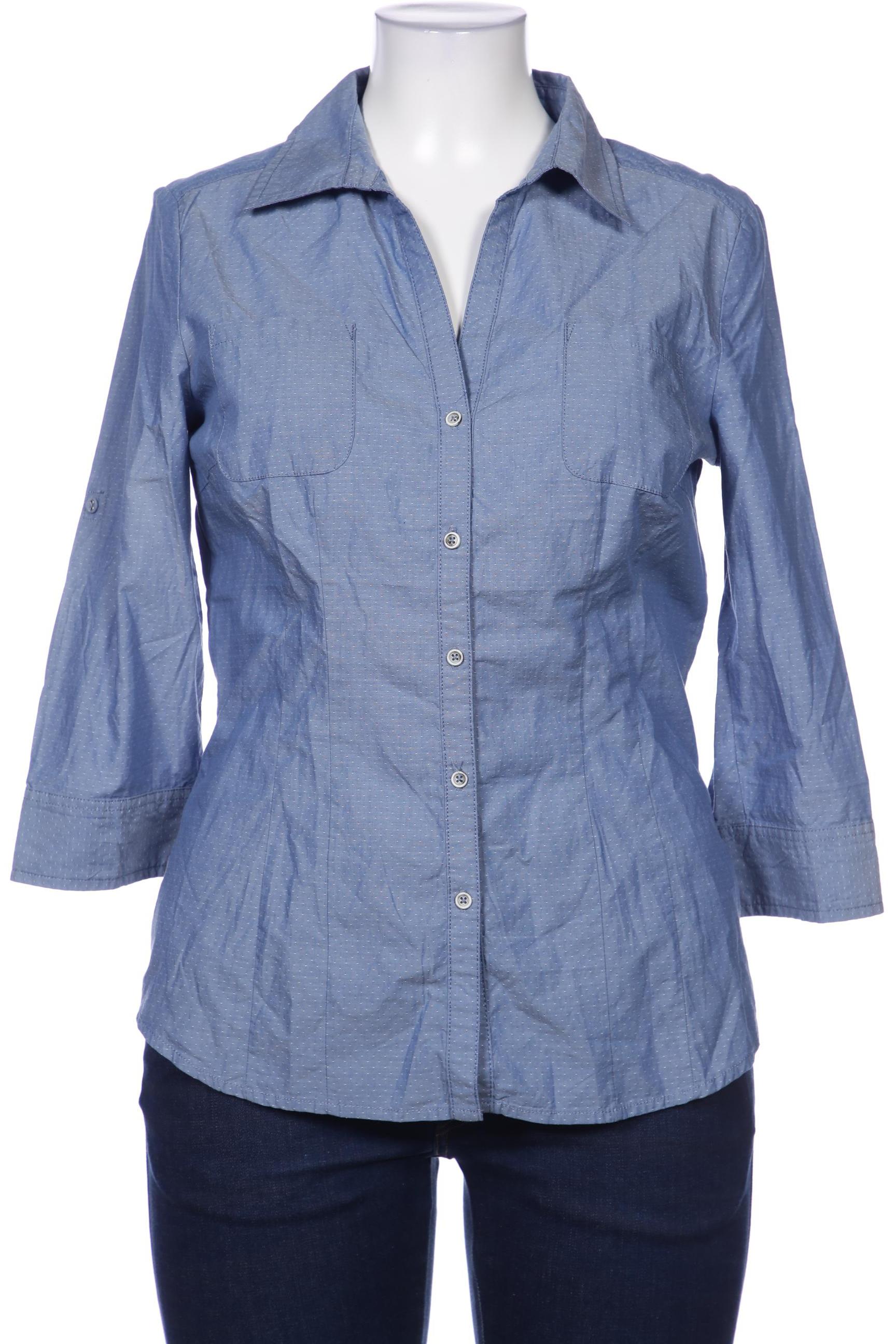 

Opus Damen Bluse, blau, Gr. 42