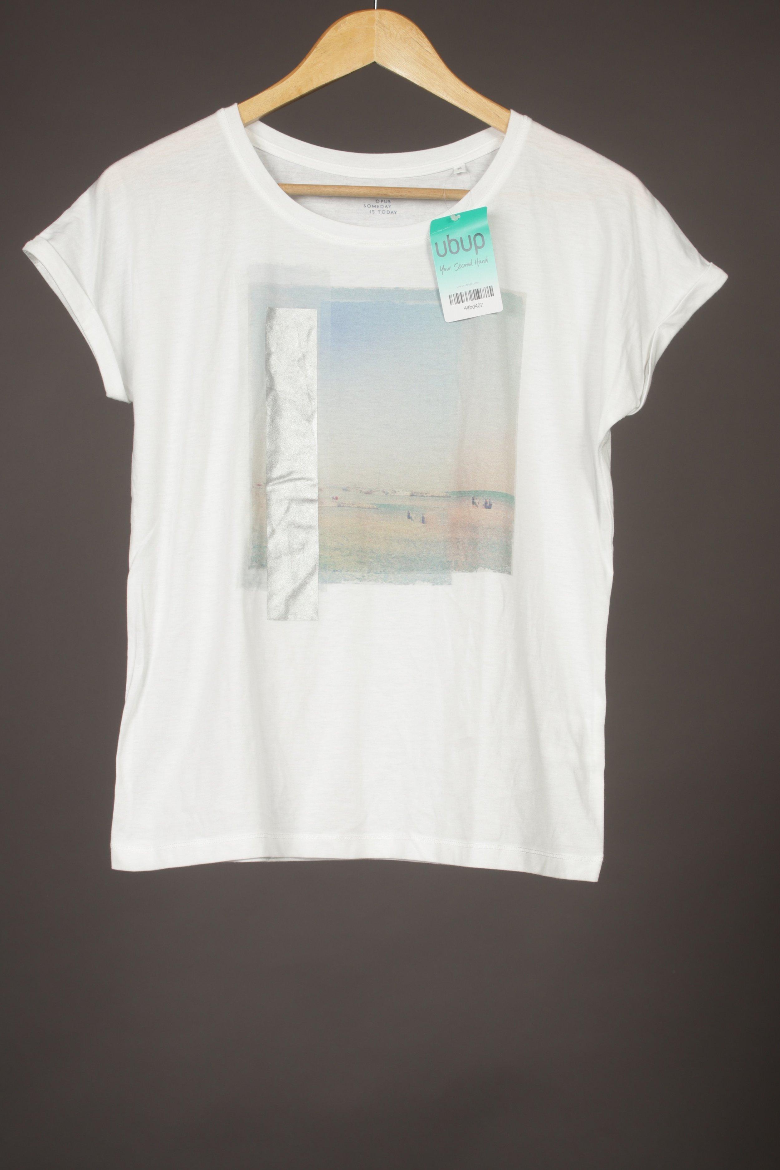 

Opus Damen T-Shirt, weiß, Gr. 36