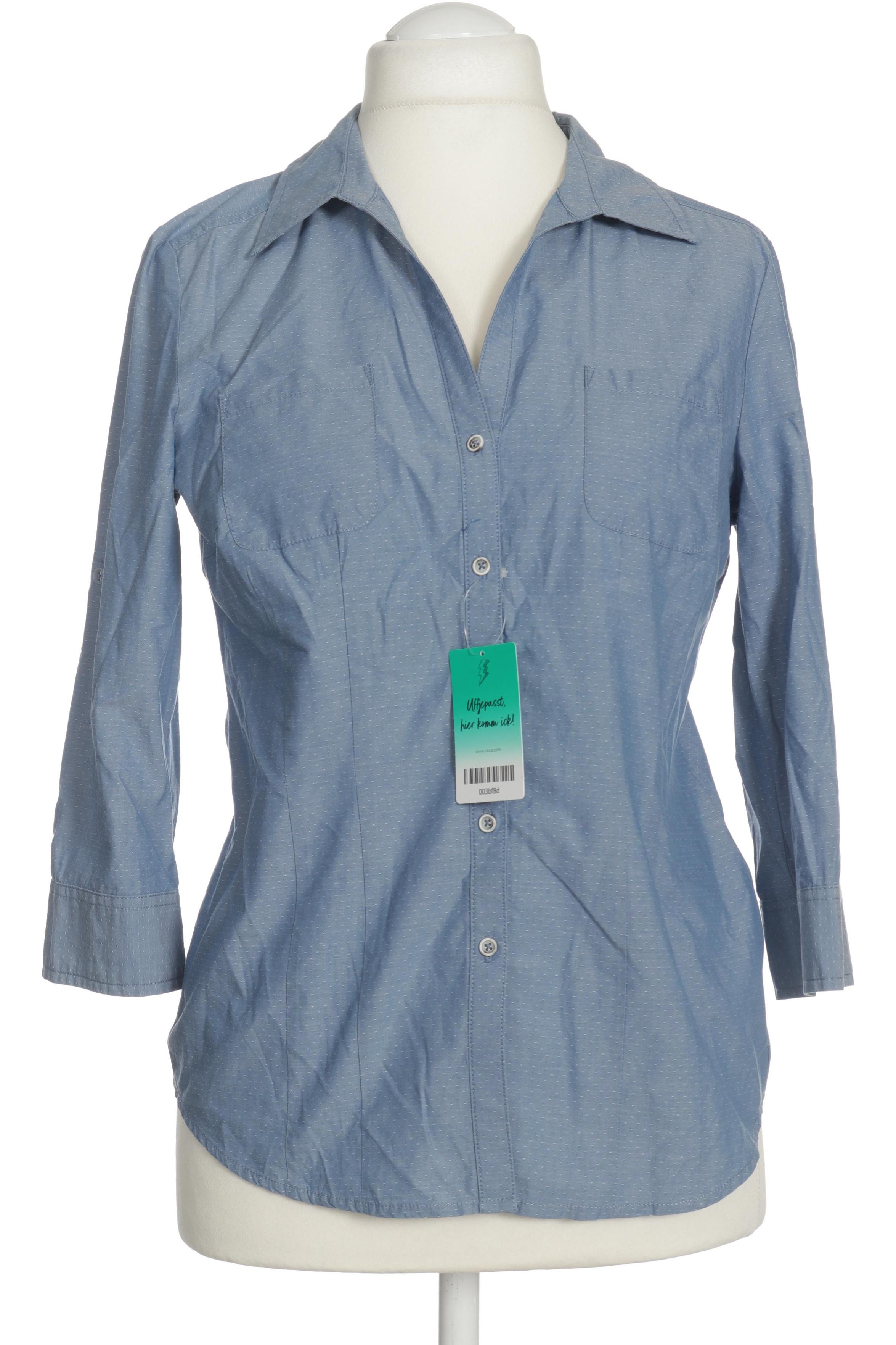 

Opus Damen Bluse, blau, Gr. 40