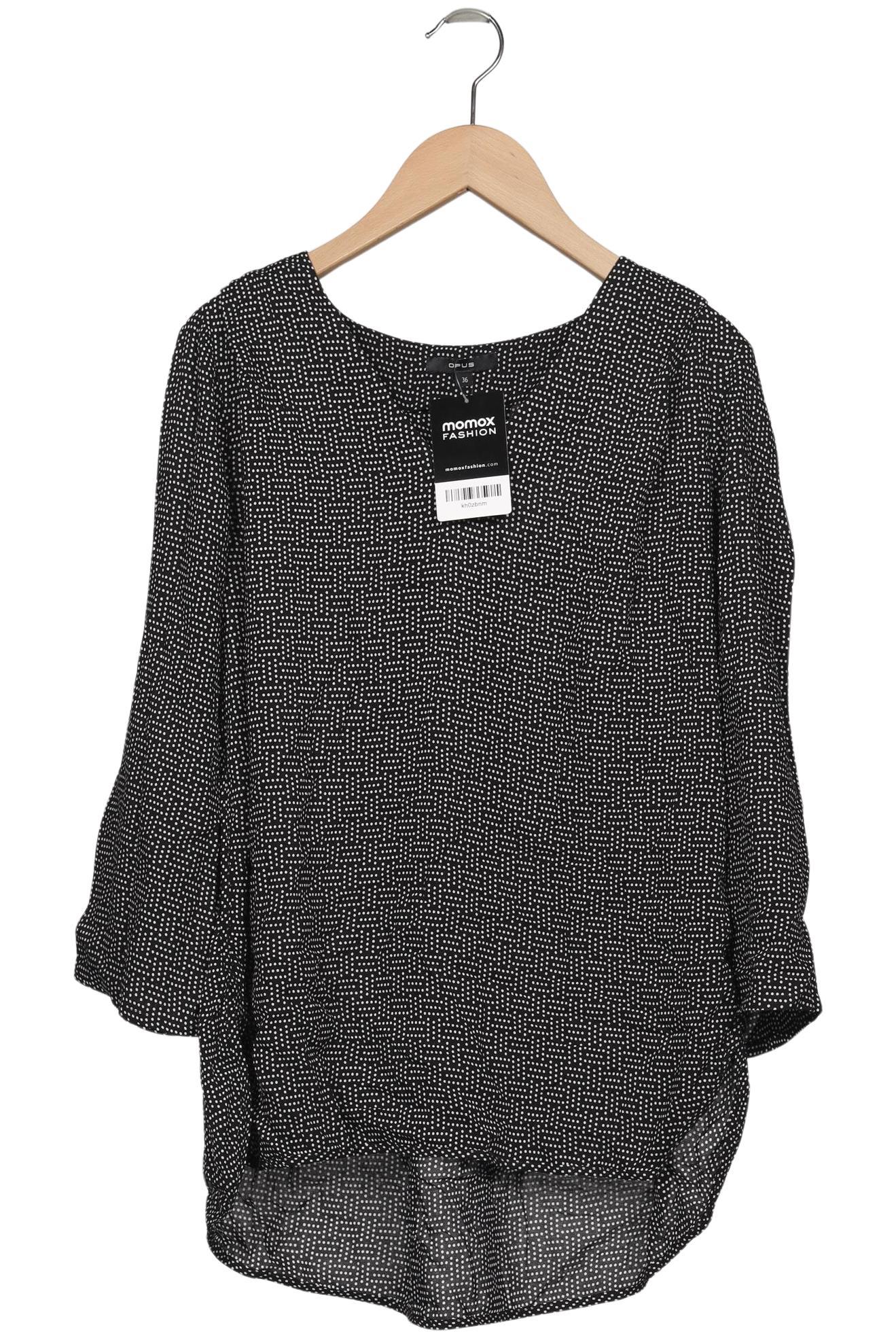 

Opus Damen Bluse, schwarz, Gr. 36