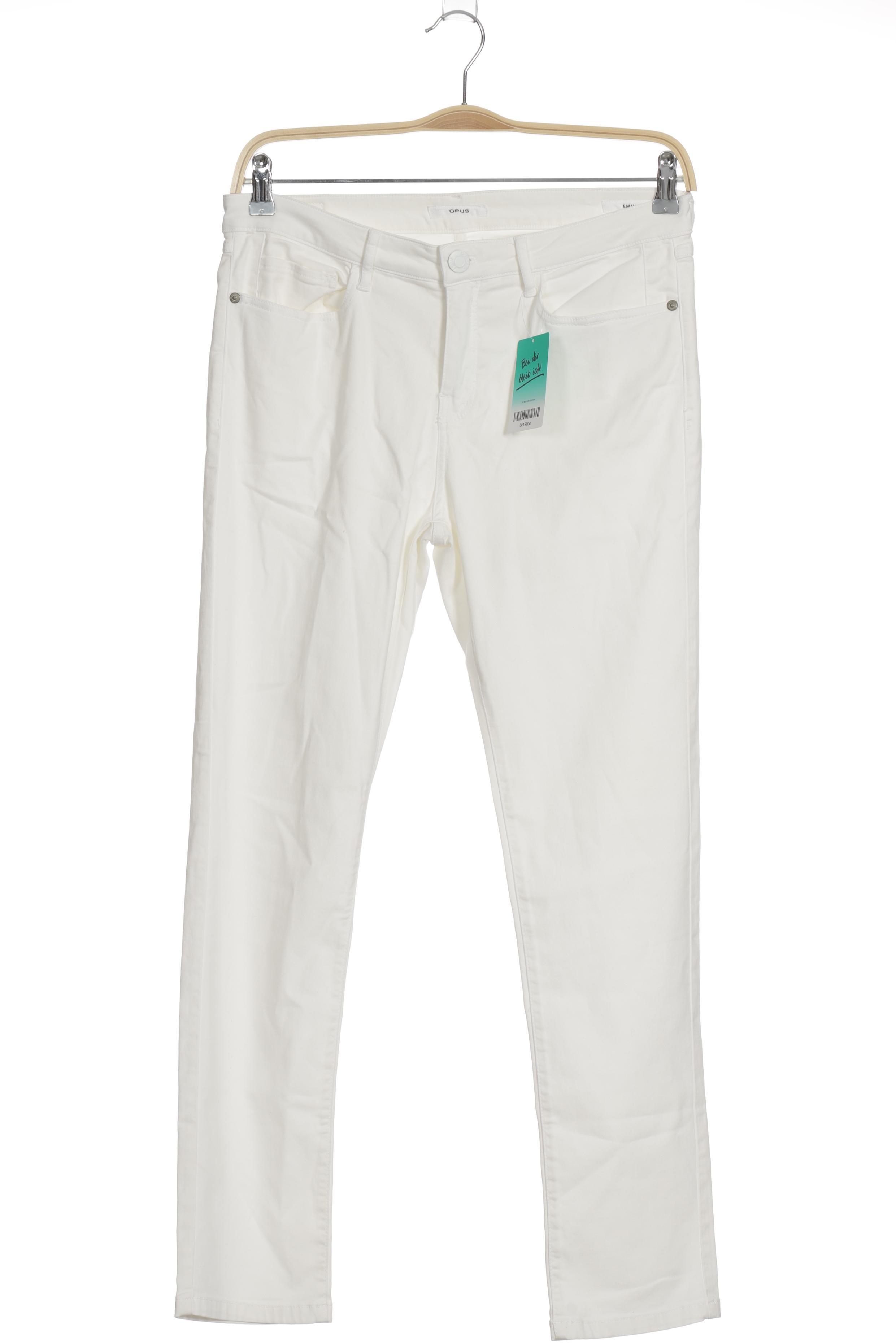 

Opus Damen Jeans, weiß, Gr. 40