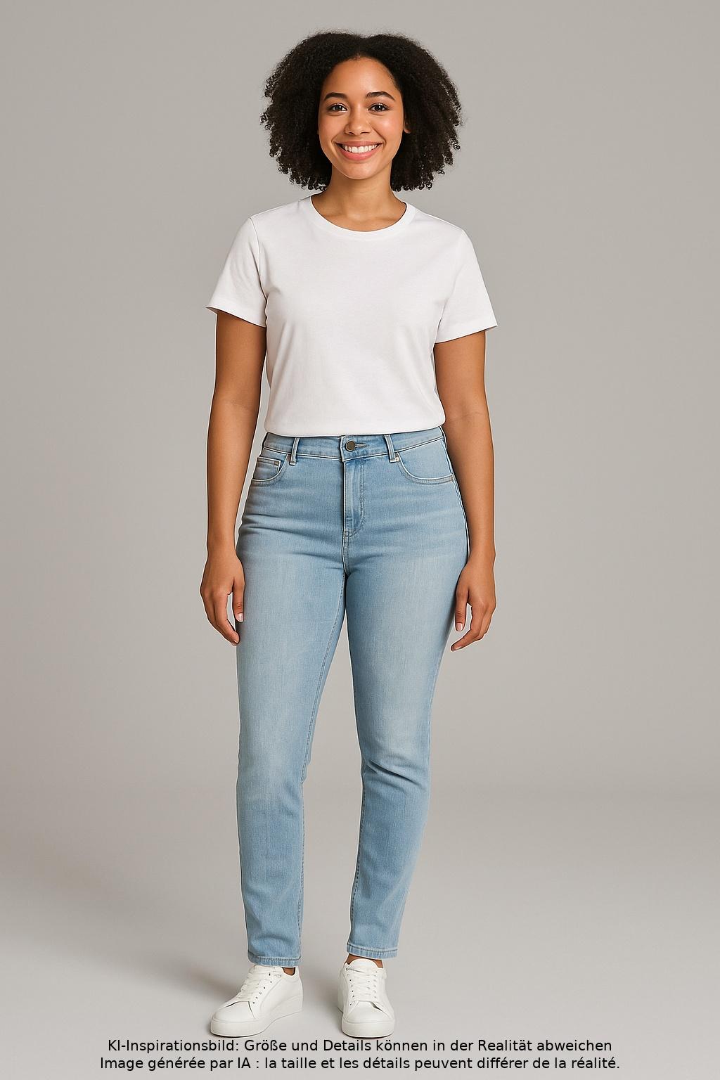 

Opus Damen Jeans, hellblau, Gr. 42