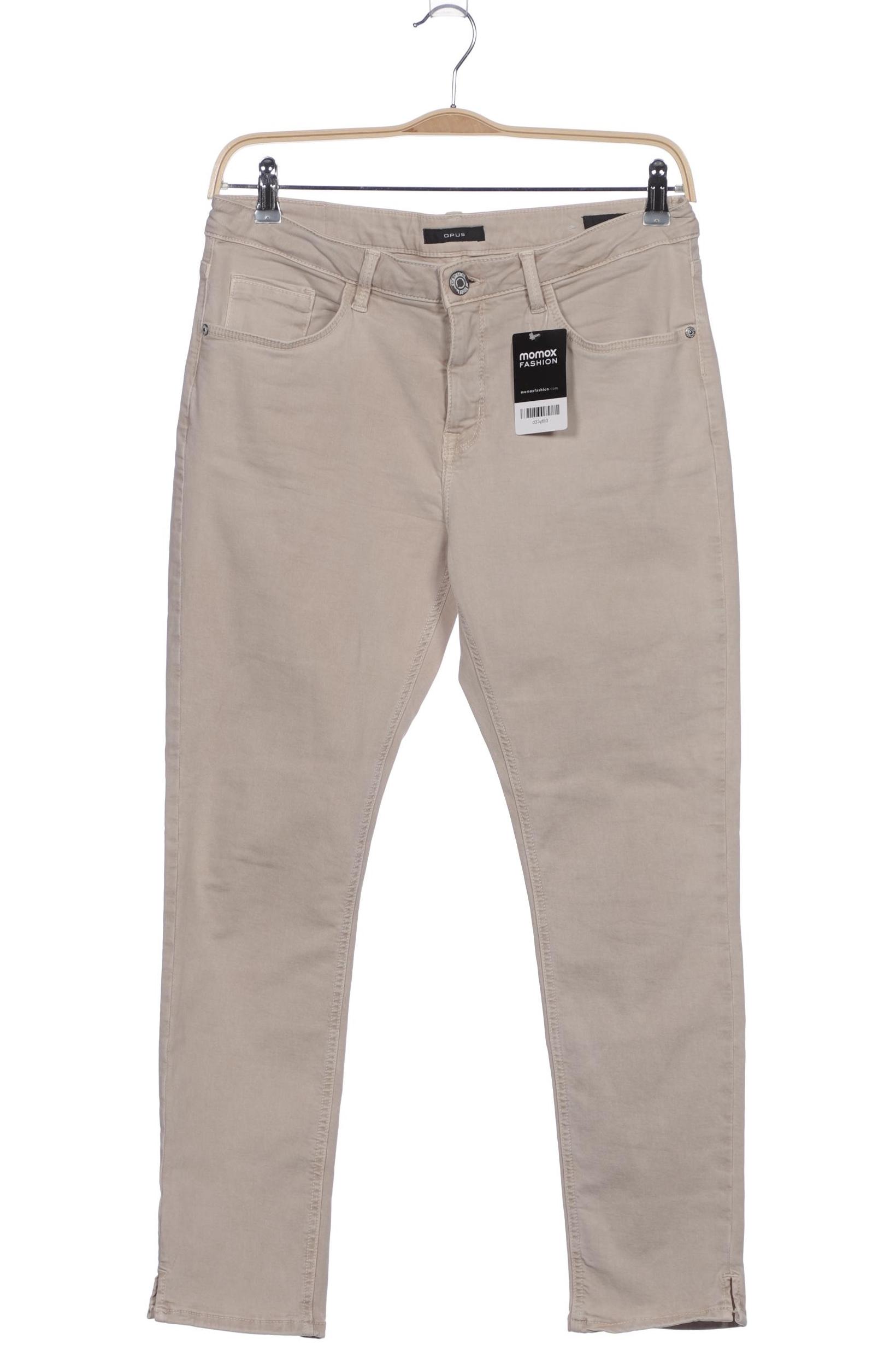 

Opus Damen Jeans, beige, Gr. 42