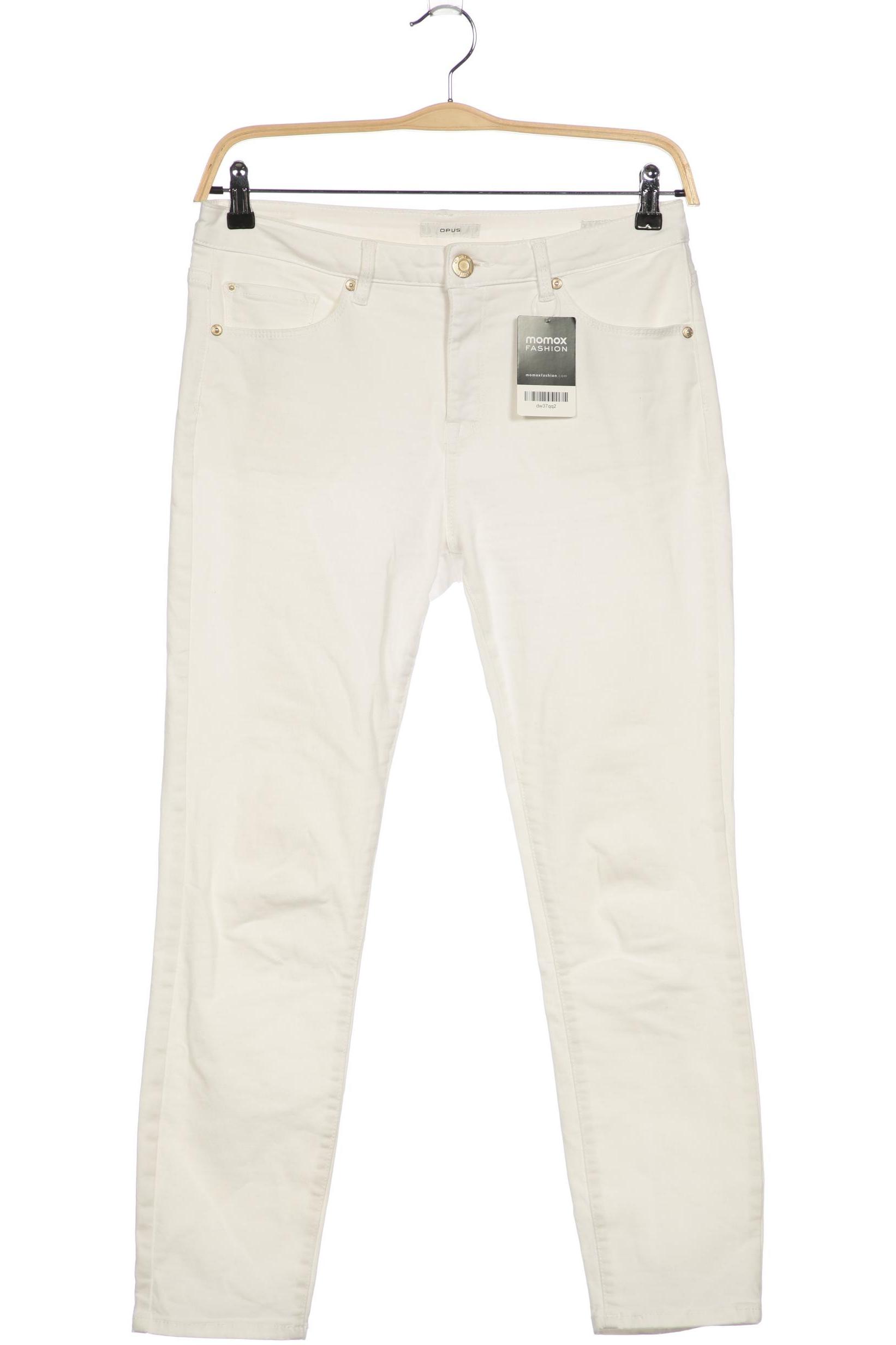 

Opus Damen Jeans, weiß, Gr. 42
