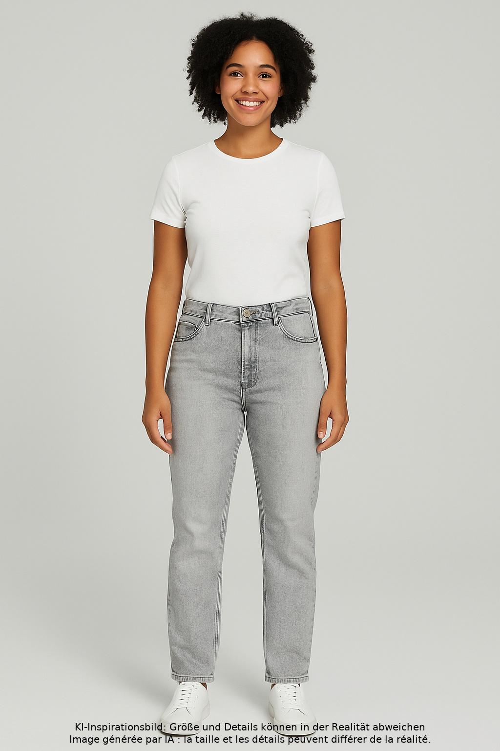 

Opus Damen Jeans, grau, Gr. 40