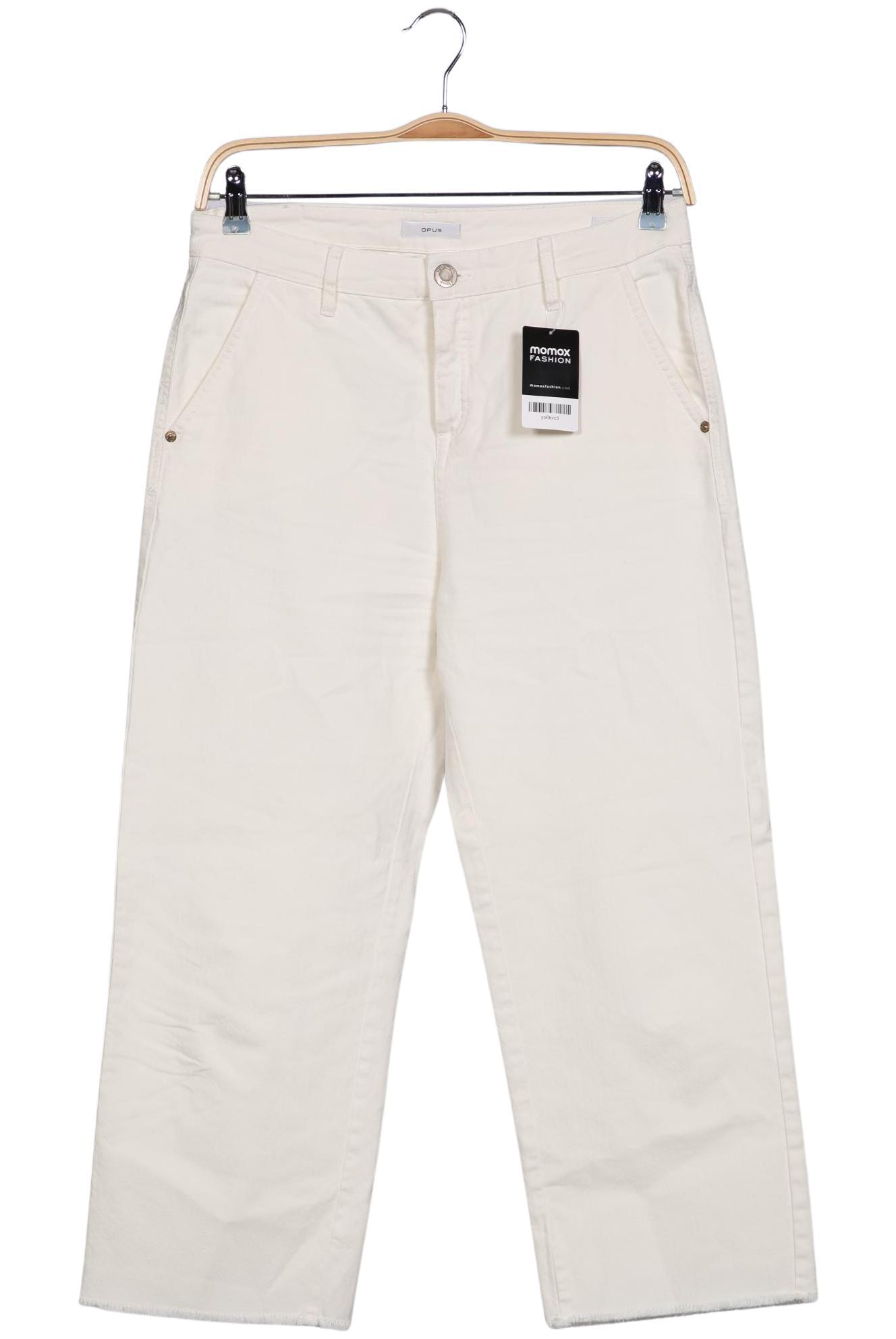 

Opus Damen Jeans, weiß, Gr. 40