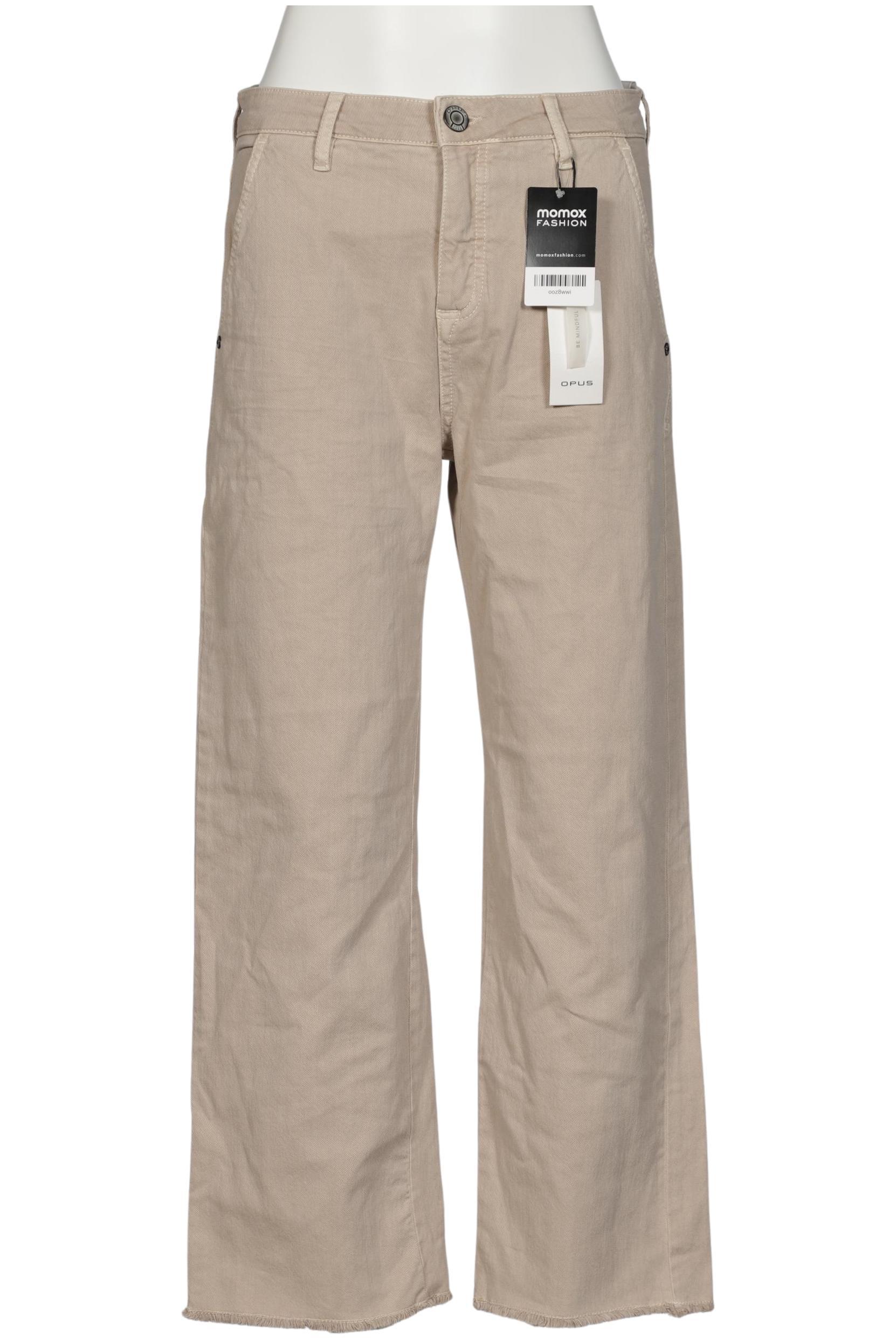 

Opus Damen Jeans, beige, Gr. 36