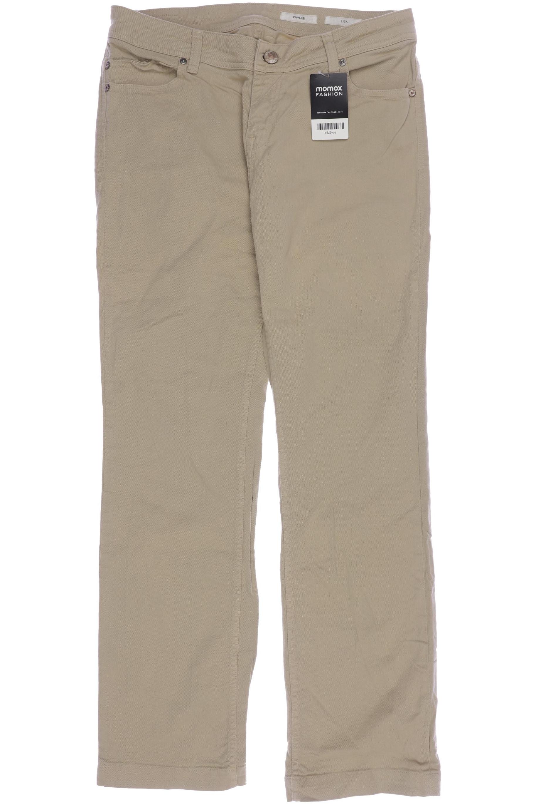 

Opus Damen Jeans, beige, Gr. 40