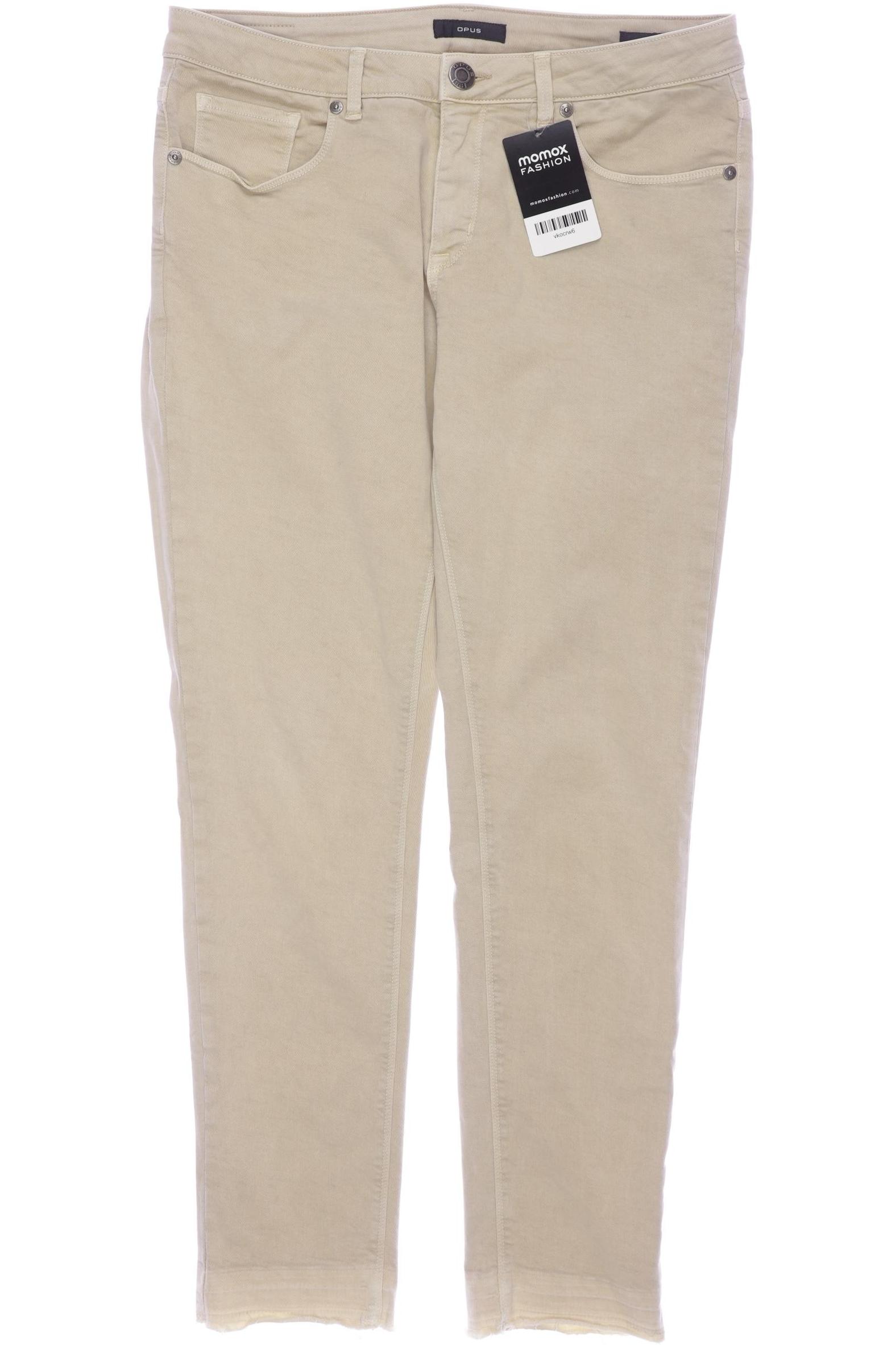 

Opus Damen Jeans, beige, Gr. 40