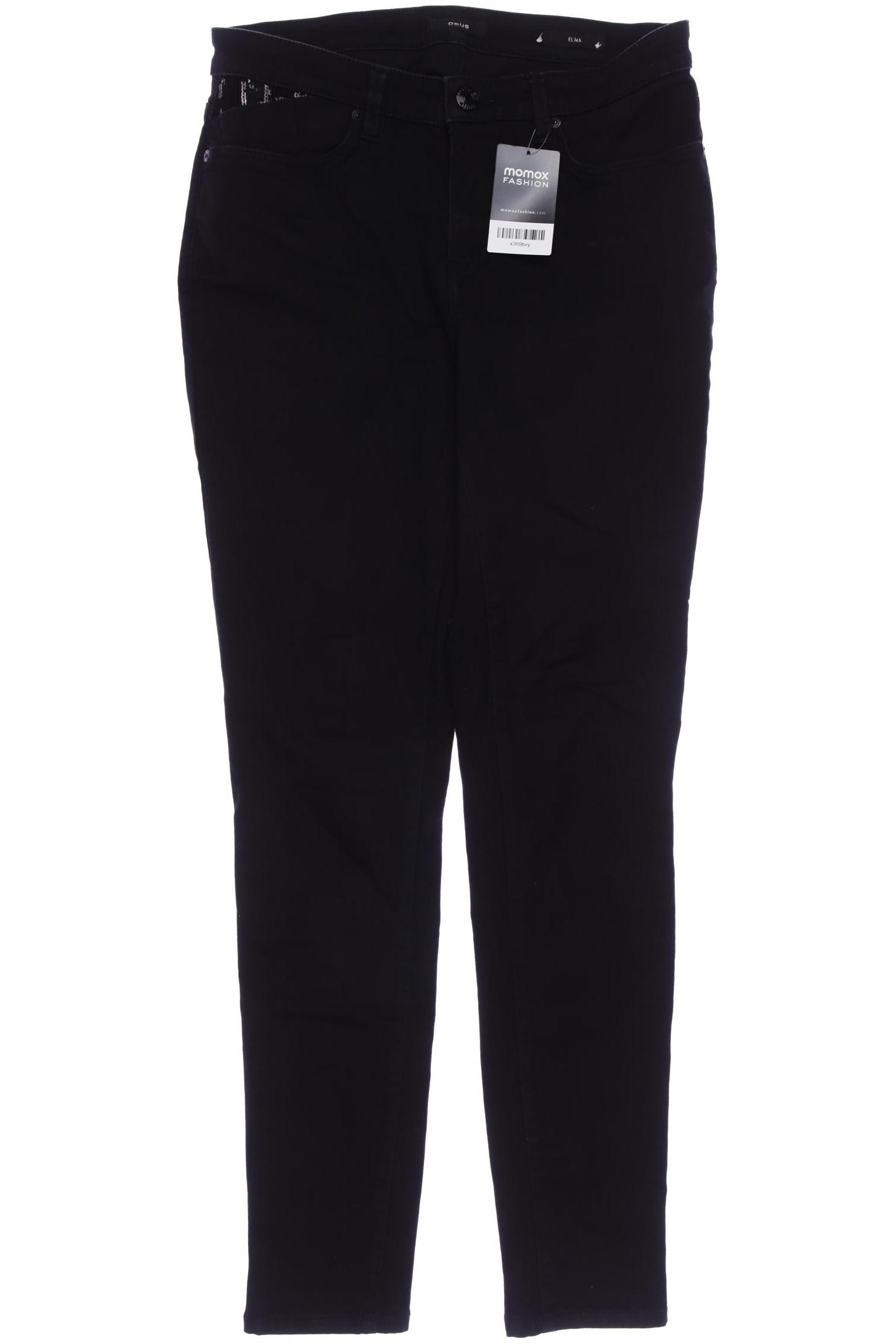 

Opus Damen Jeans, schwarz, Gr. 38