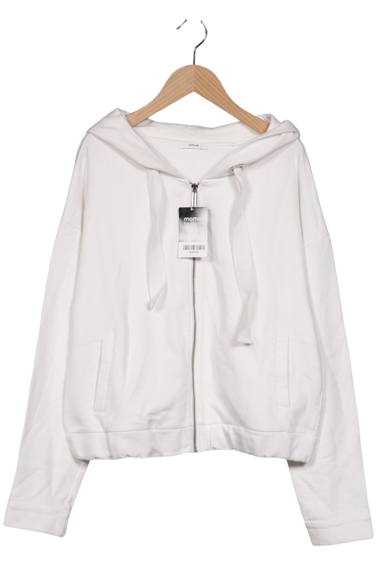 

Opus Damen Kapuzenpullover, weiß, Gr. 38