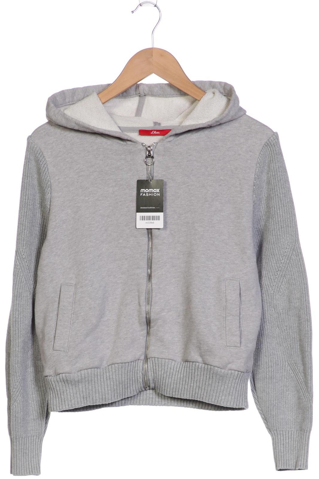 

Opus Damen Kapuzenpullover, grau, Gr. 34
