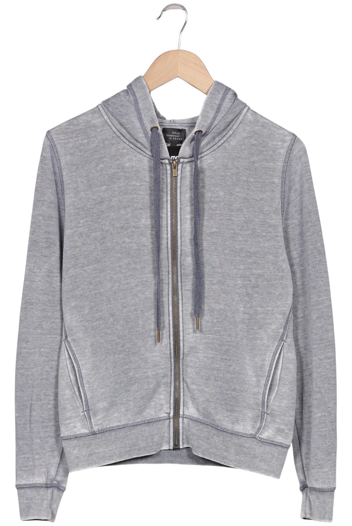 

Opus Damen Kapuzenpullover, grau, Gr. 38
