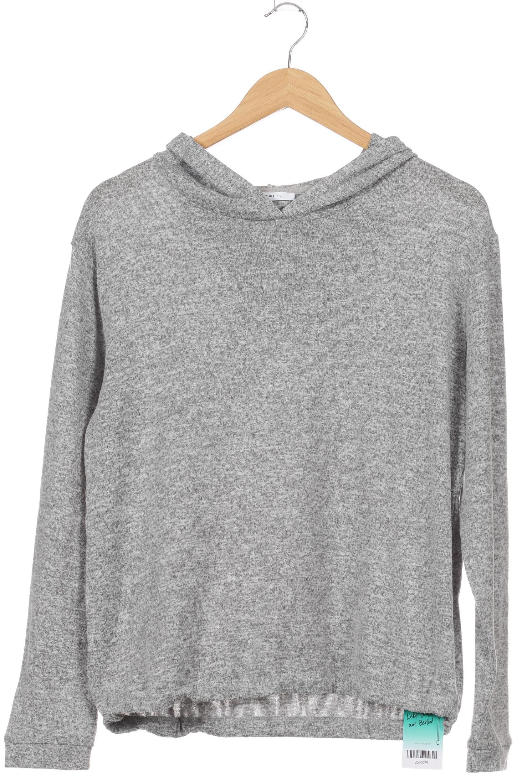 

Opus Damen Kapuzenpullover, grau, Gr. 40
