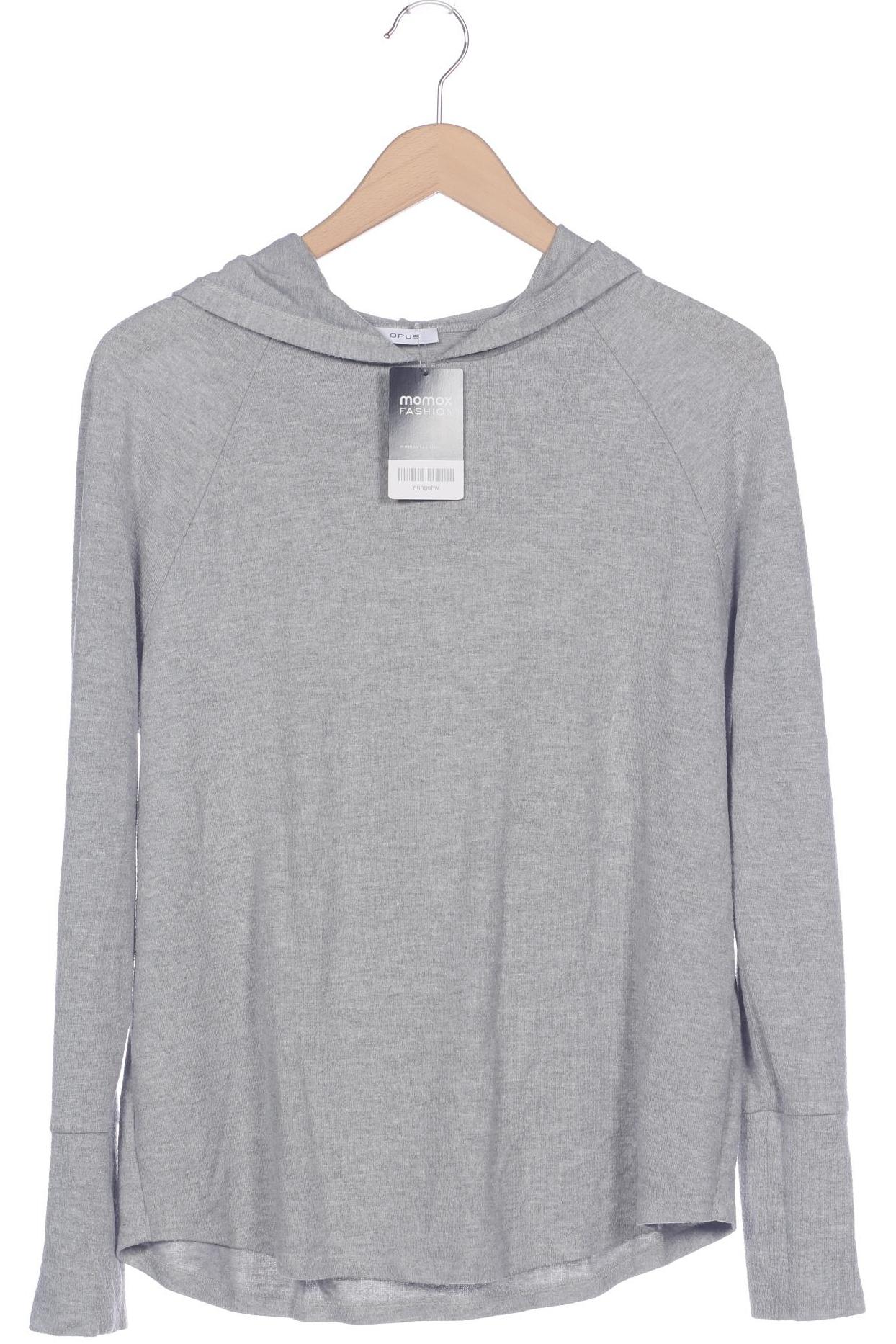 

Opus Damen Kapuzenpullover, grau, Gr. 38