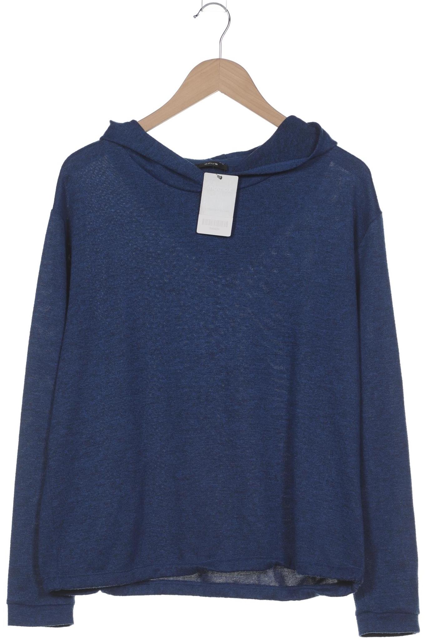 

Opus Damen Kapuzenpullover, blau, Gr. 42