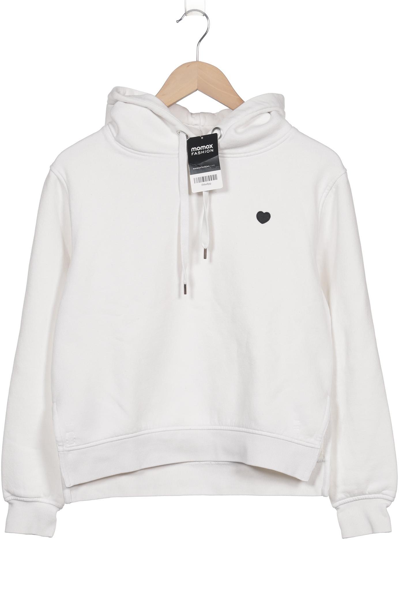 

Opus Damen Kapuzenpullover, weiß, Gr. 36