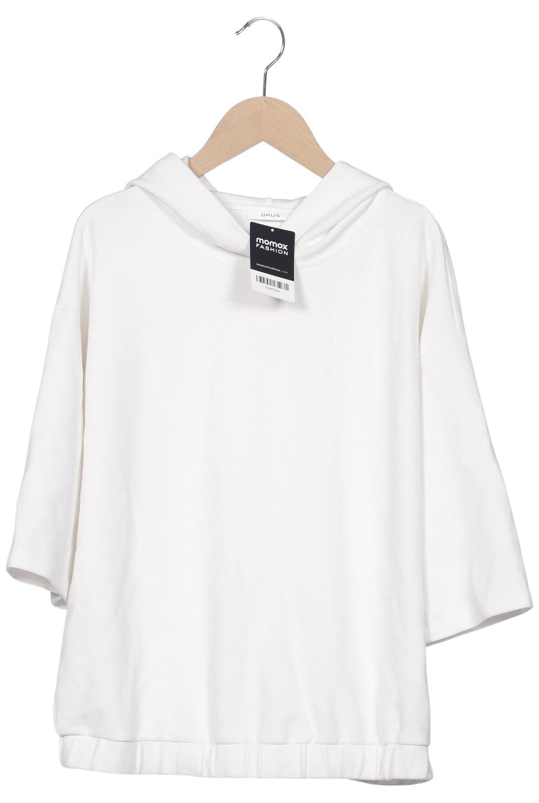 

Opus Damen Kapuzenpullover, weiß, Gr. 40