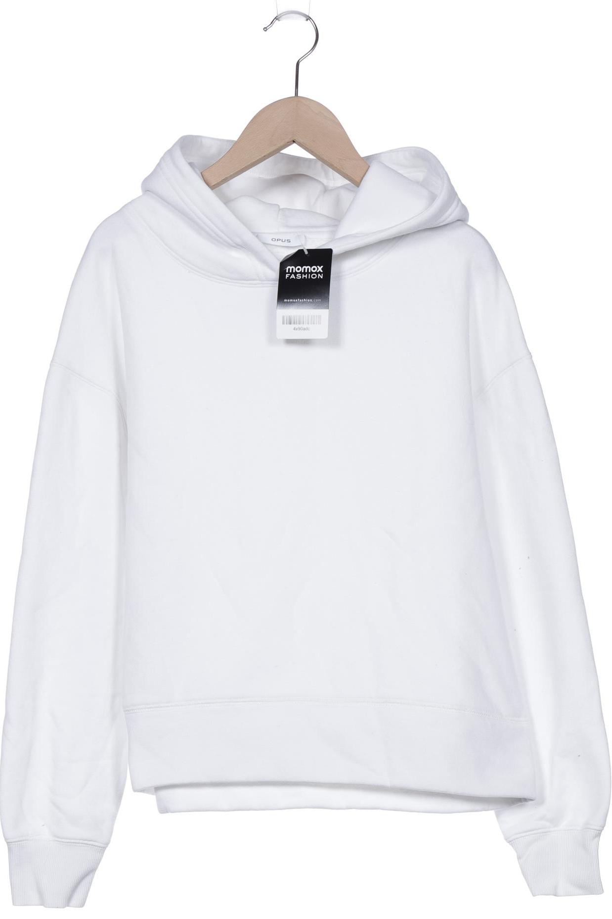

Opus Damen Kapuzenpullover, weiß, Gr. 36