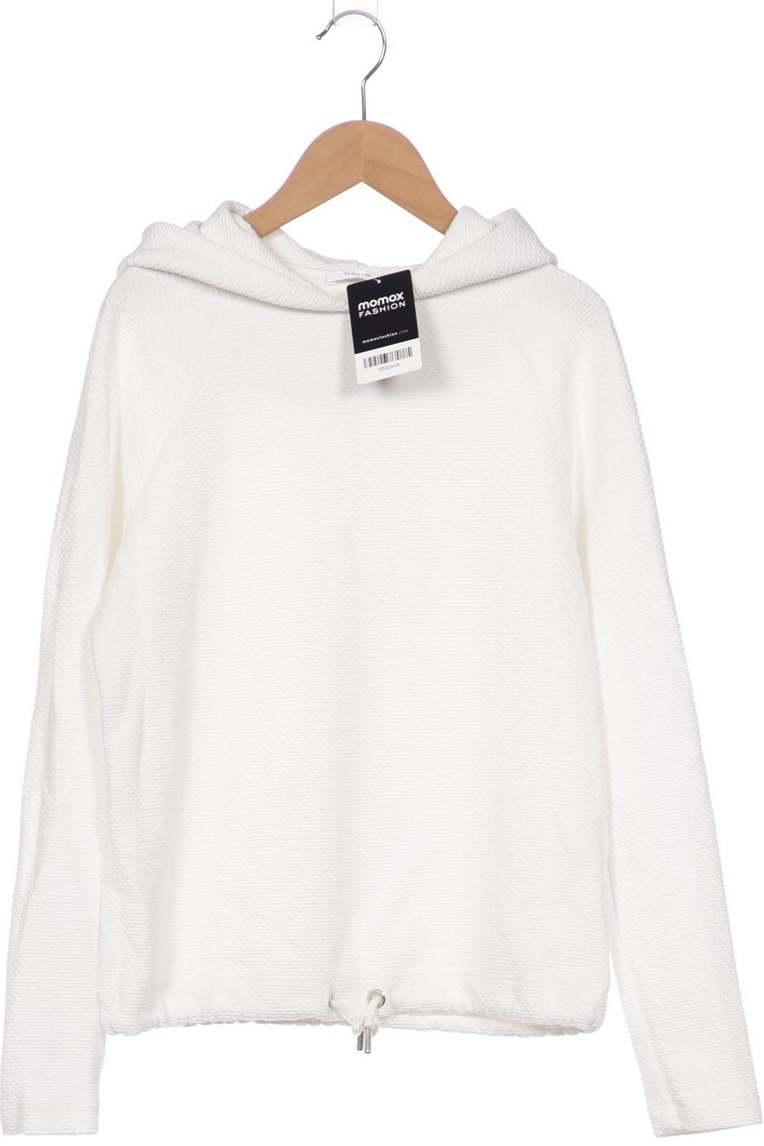 

Opus Damen Kapuzenpullover, weiß, Gr. 36