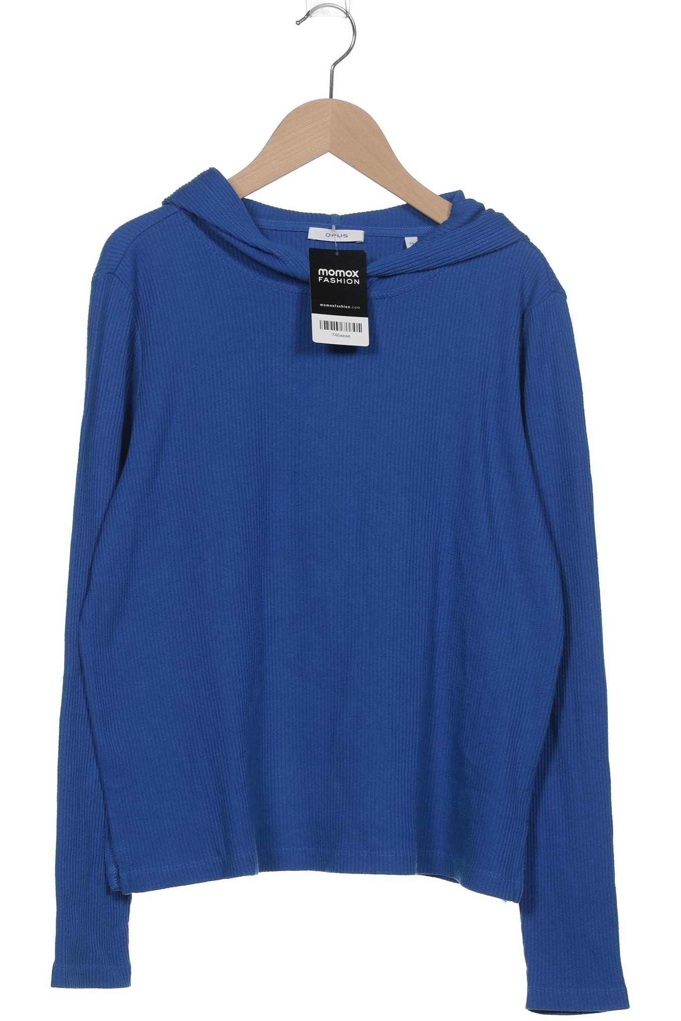 

Opus Damen Kapuzenpullover, blau, Gr. 36