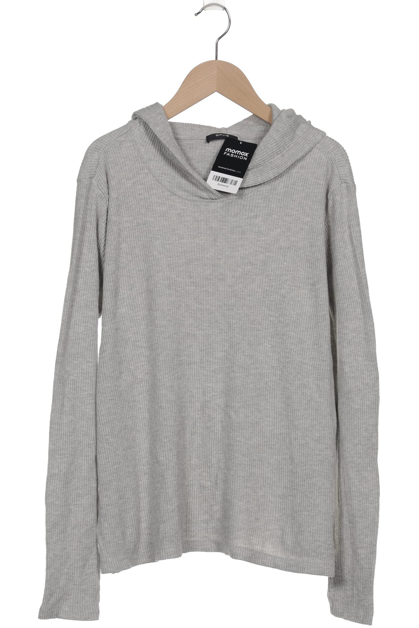 

Opus Damen Kapuzenpullover, grau, Gr. 42