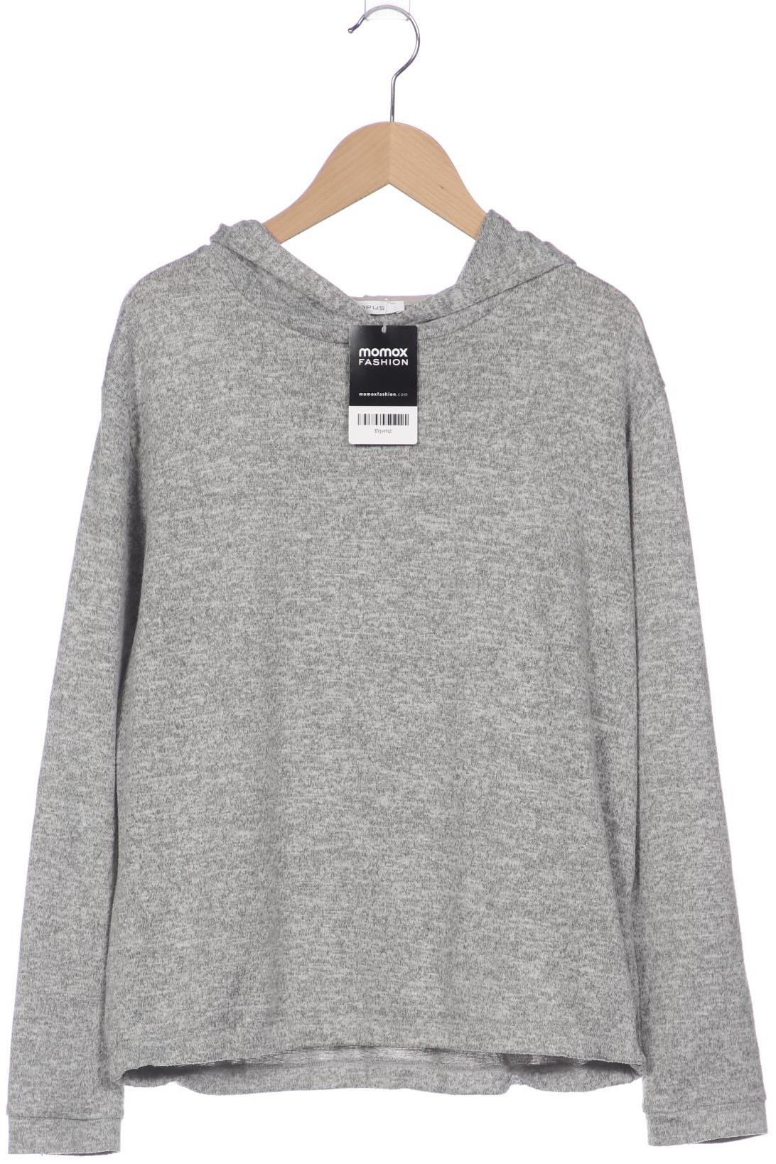 

Opus Damen Kapuzenpullover, grau, Gr. 38
