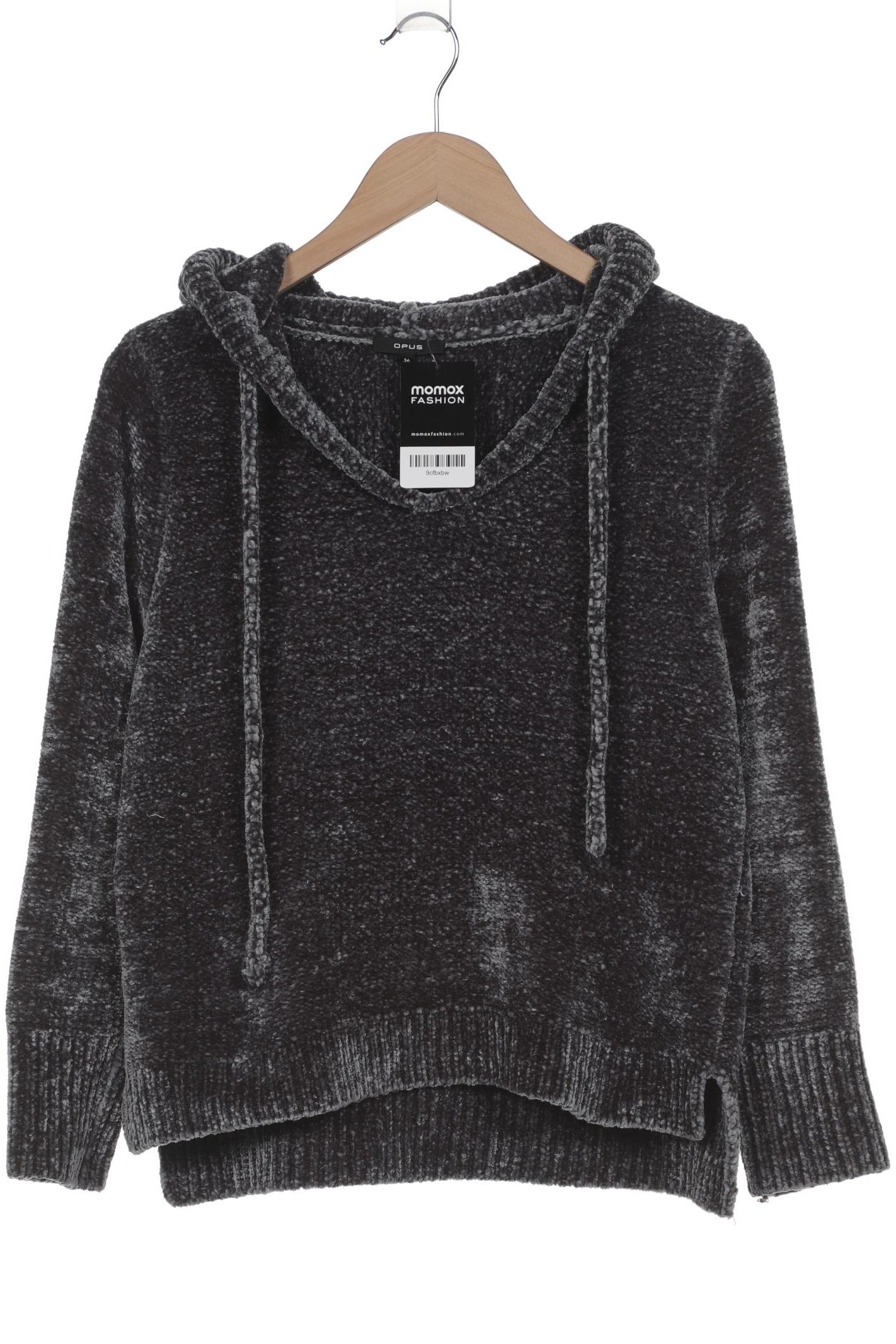 

Opus Damen Kapuzenpullover, grau, Gr. 36