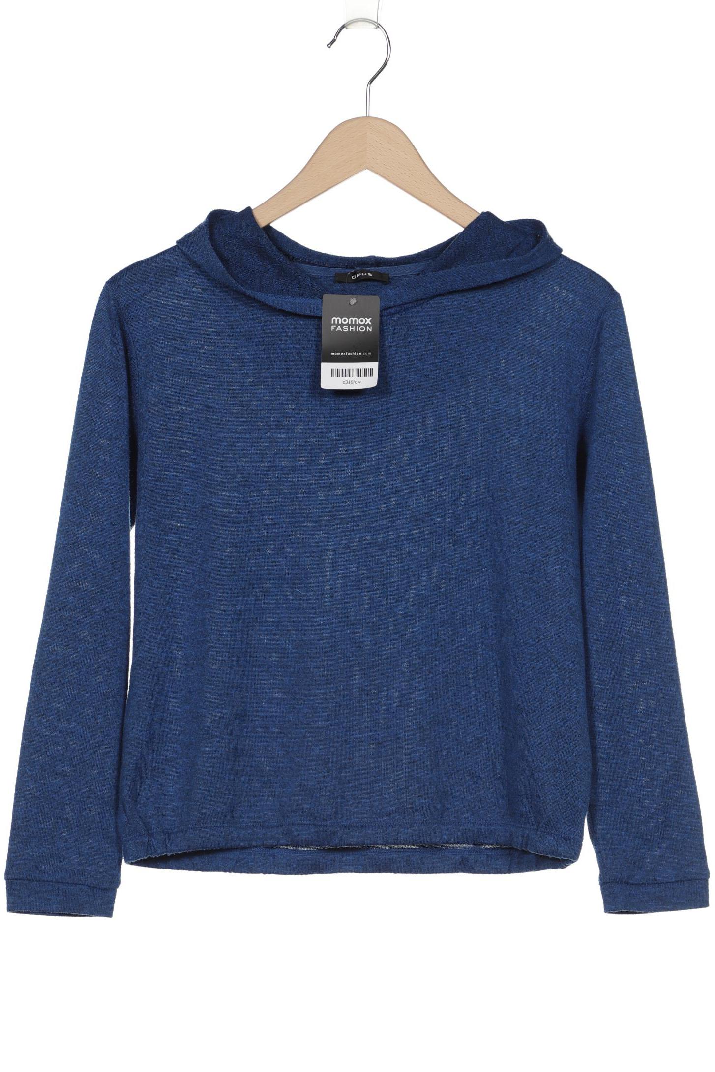 

Opus Damen Kapuzenpullover, blau, Gr. 36