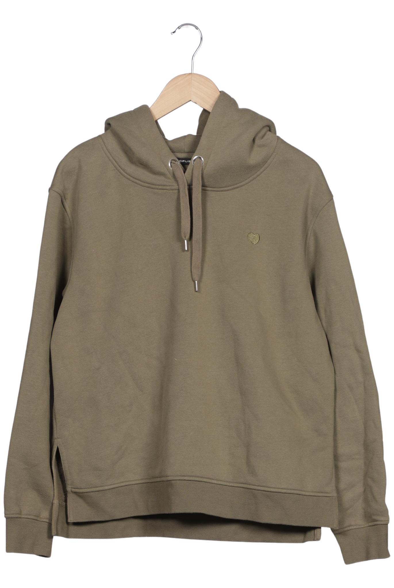 

Opus Damen Kapuzenpullover, grün, Gr. 42