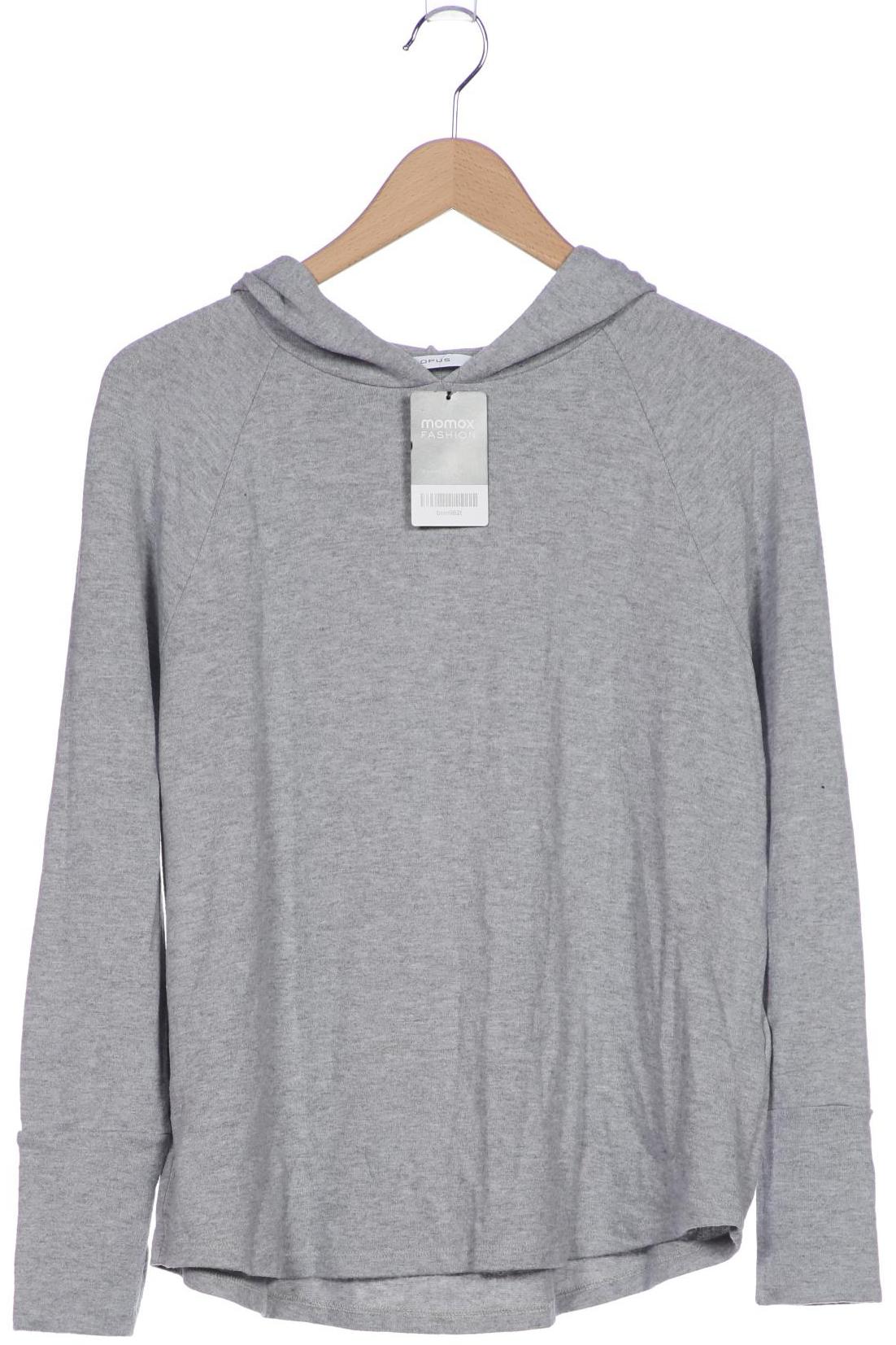

Opus Damen Kapuzenpullover, grau, Gr. 38