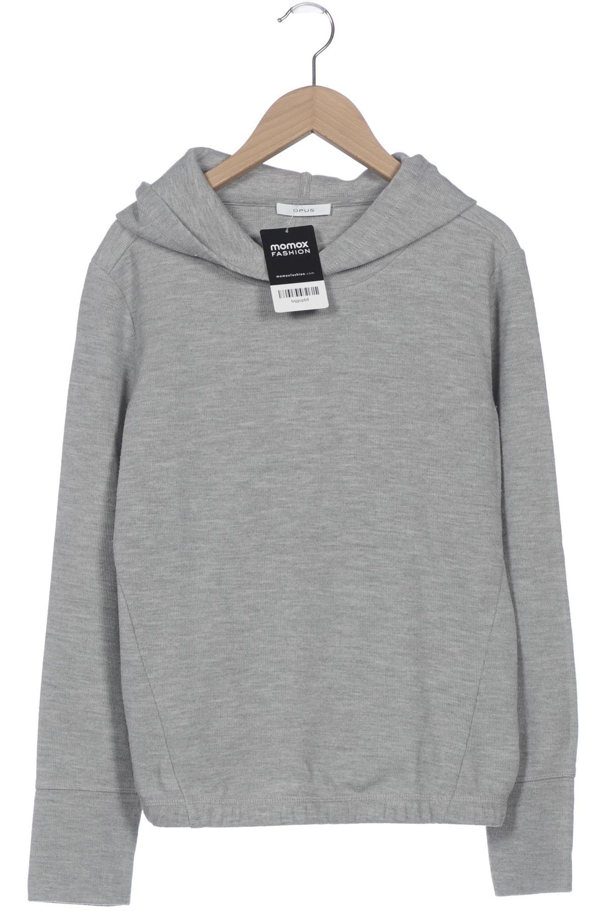 

Opus Damen Kapuzenpullover, grau, Gr. 36