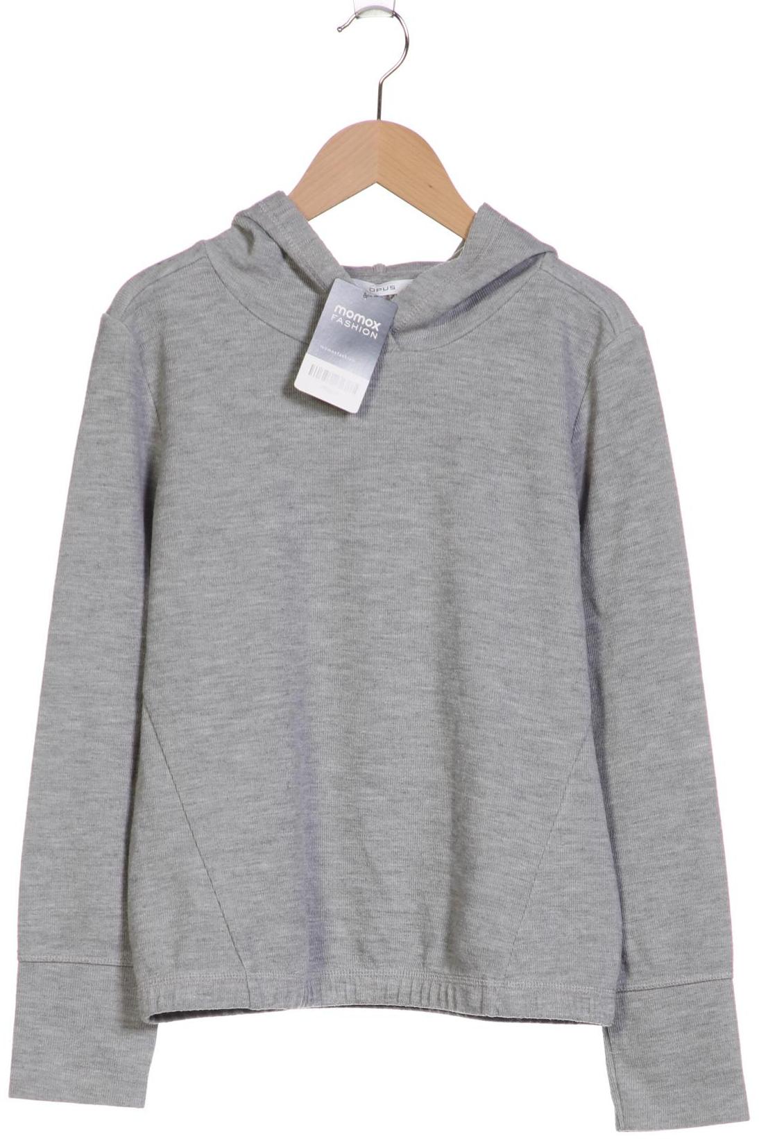 

Opus Damen Kapuzenpullover, grau, Gr. 36