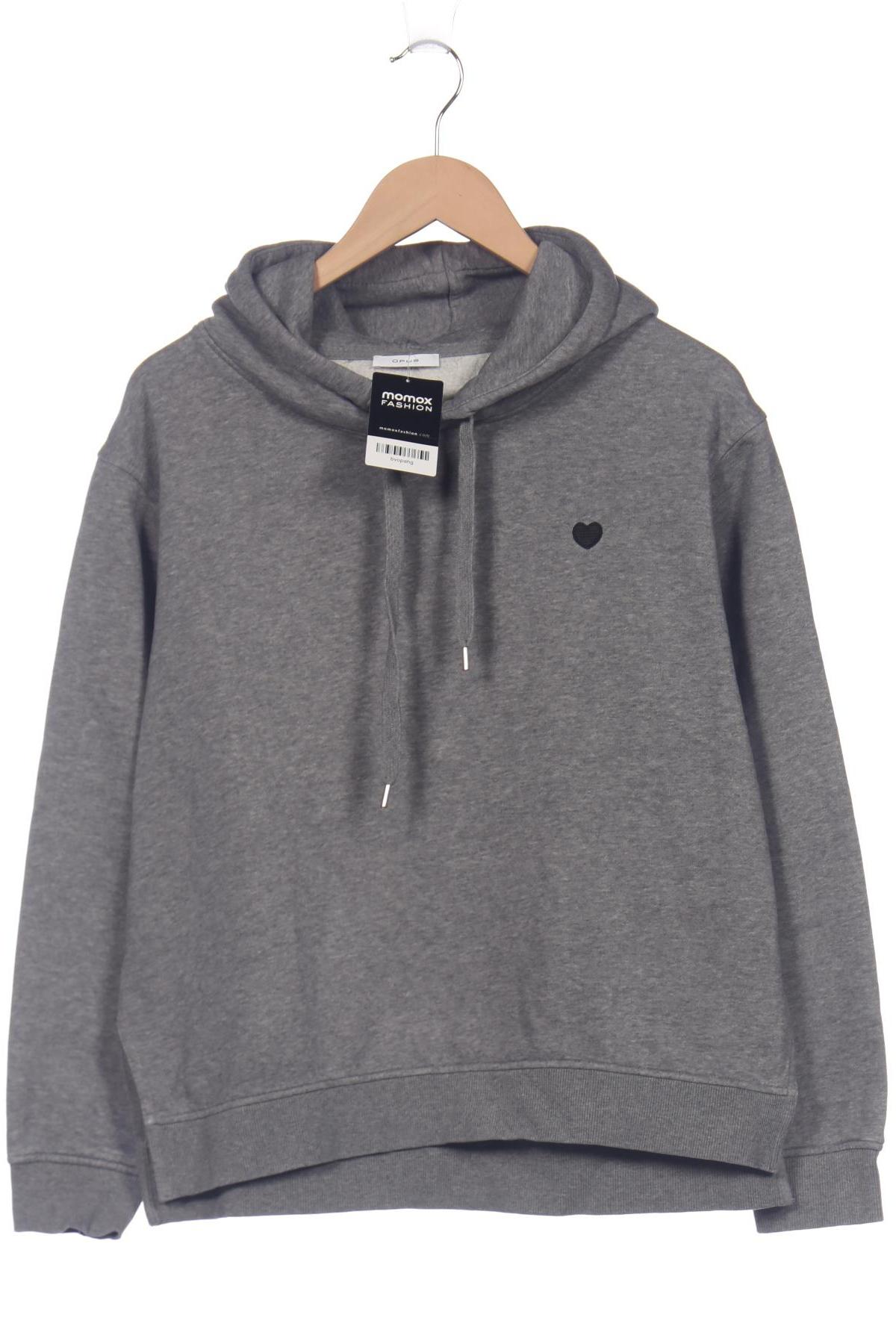 

Opus Damen Kapuzenpullover, grau, Gr. 42