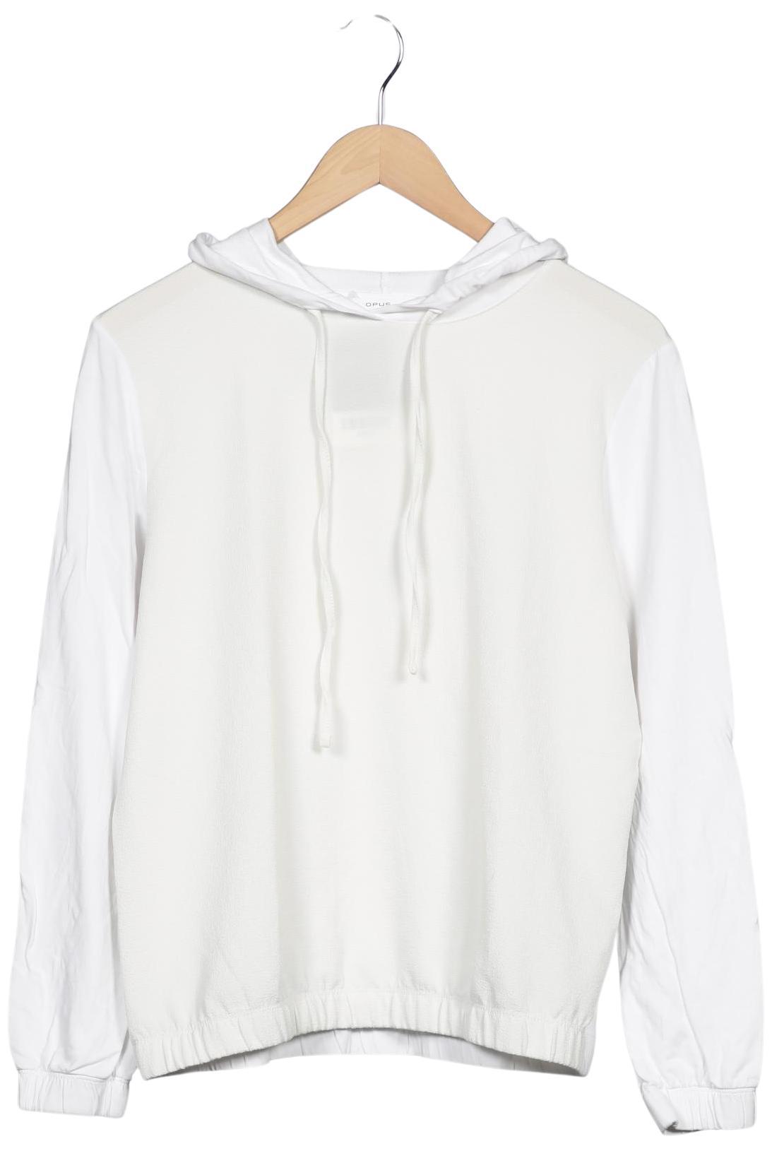 

Opus Damen Kapuzenpullover, weiß, Gr. 40