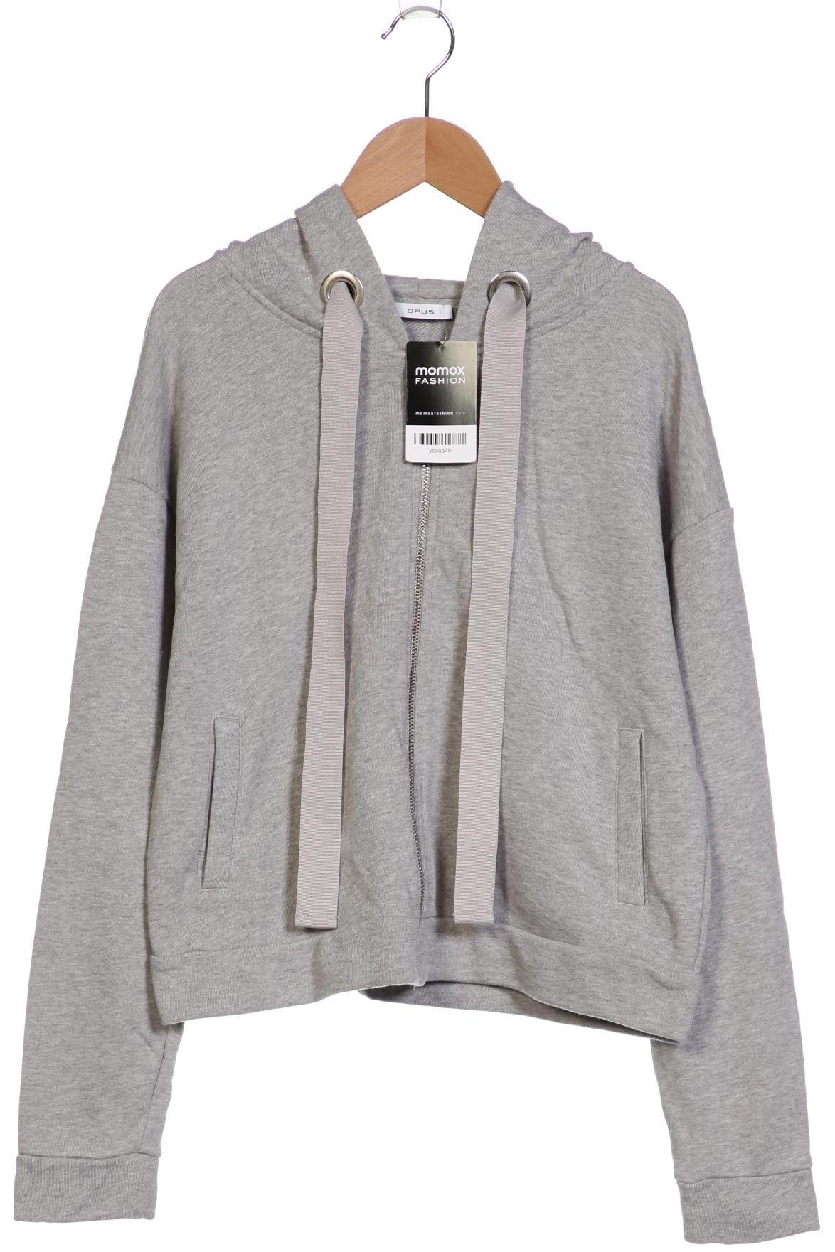 

Opus Damen Kapuzenpullover, grau, Gr. 36